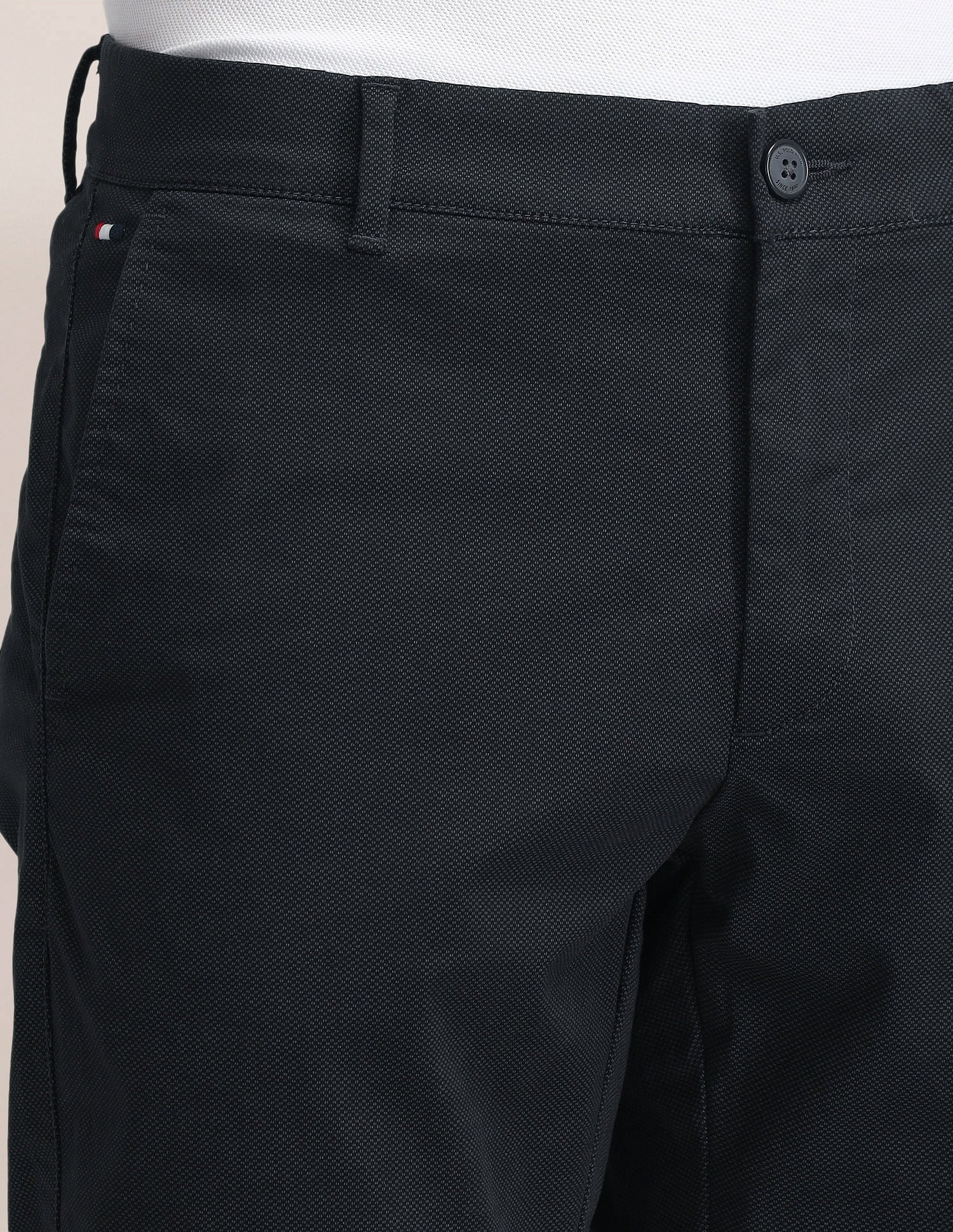 Mid Rise Regular Fit Trousers Grey - U.S. POLO ASSN. | Large