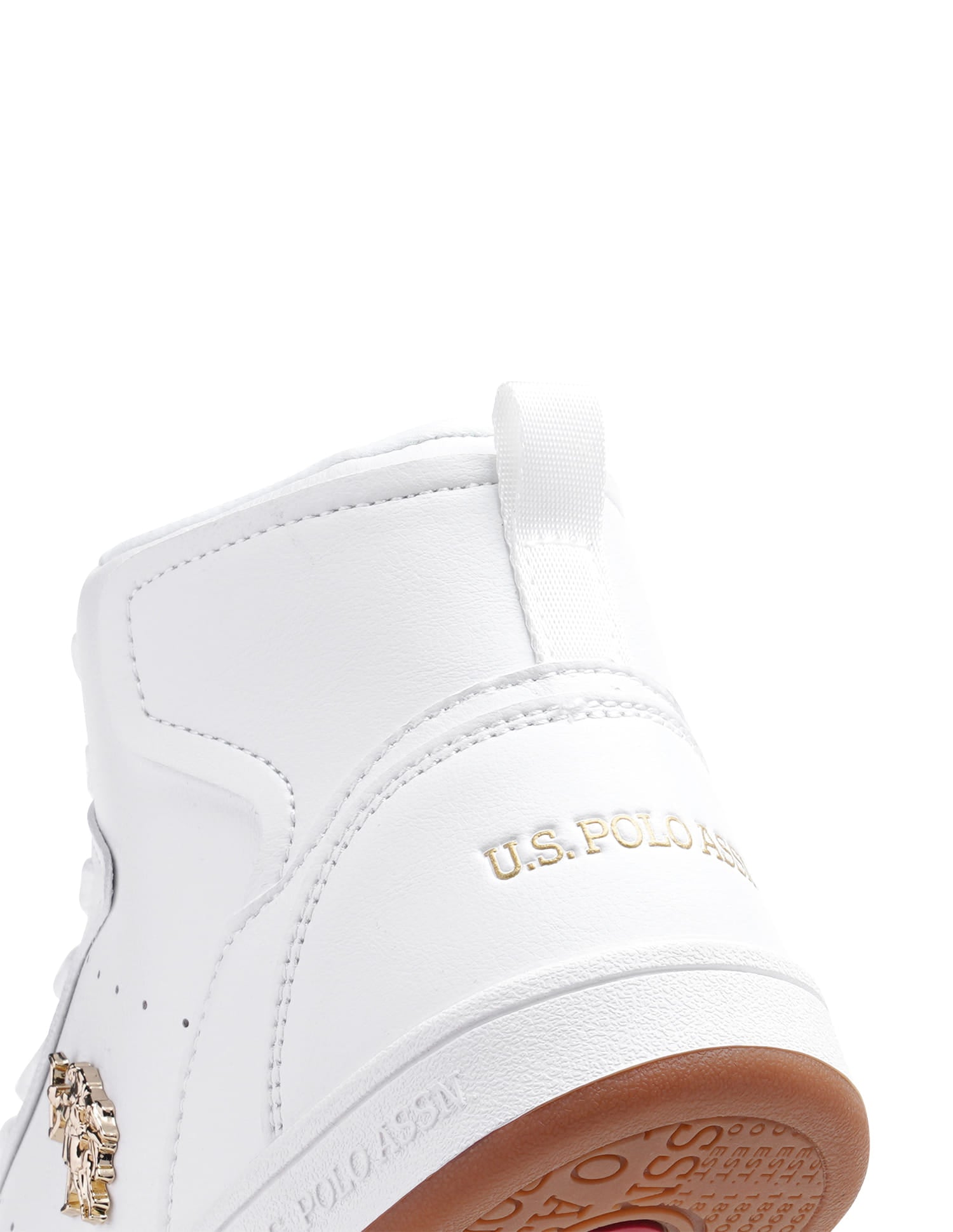 Round Toe Solid Rowan Sneakers White - U.S. Polo Assn. India | Large