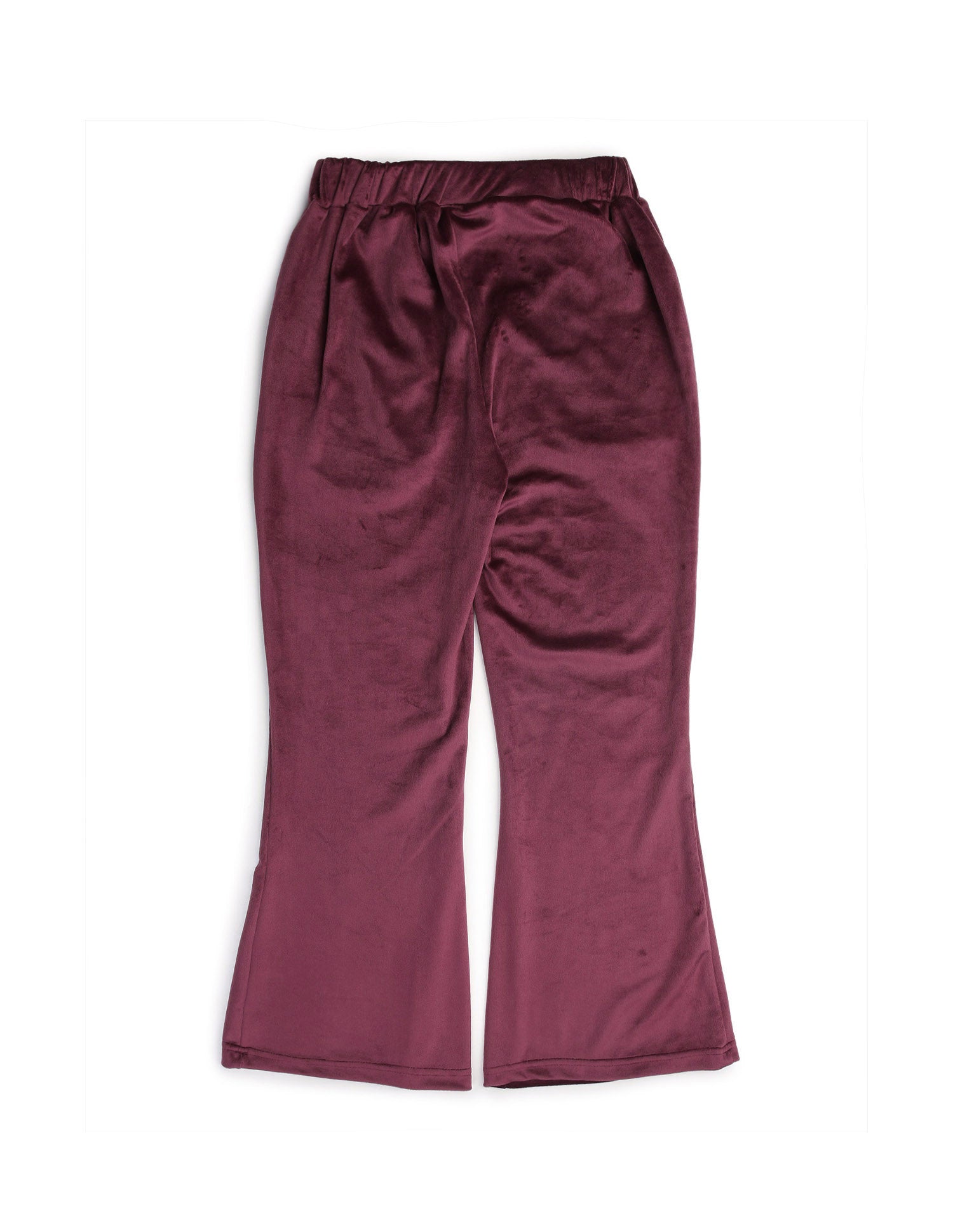 Girls Solid Regular Fit Flared Track Pants Wine - U.S. POLO ASSN. | Large