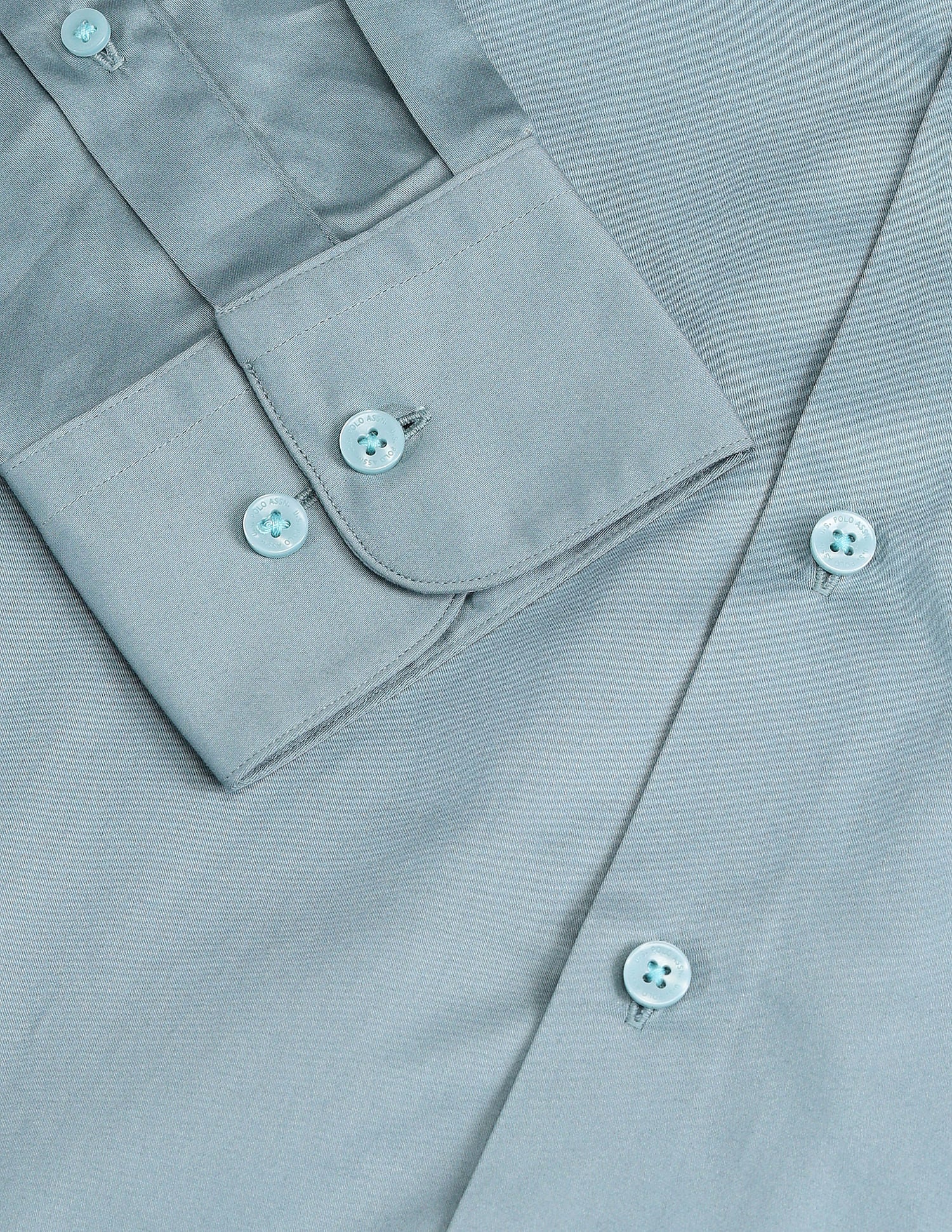 Regular Fit Satin Shirt Green - U.S. Polo Assn. India | Large