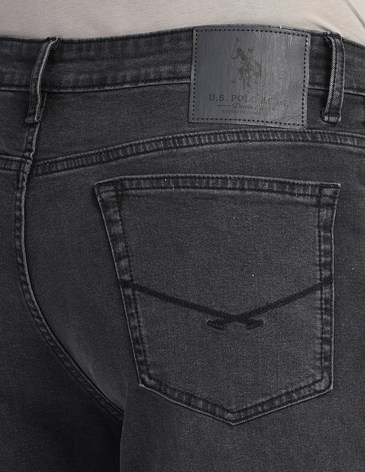 Connor Boot Cut Grey Jeans Charcoal Grey - U.S. Polo Assn. India | Large