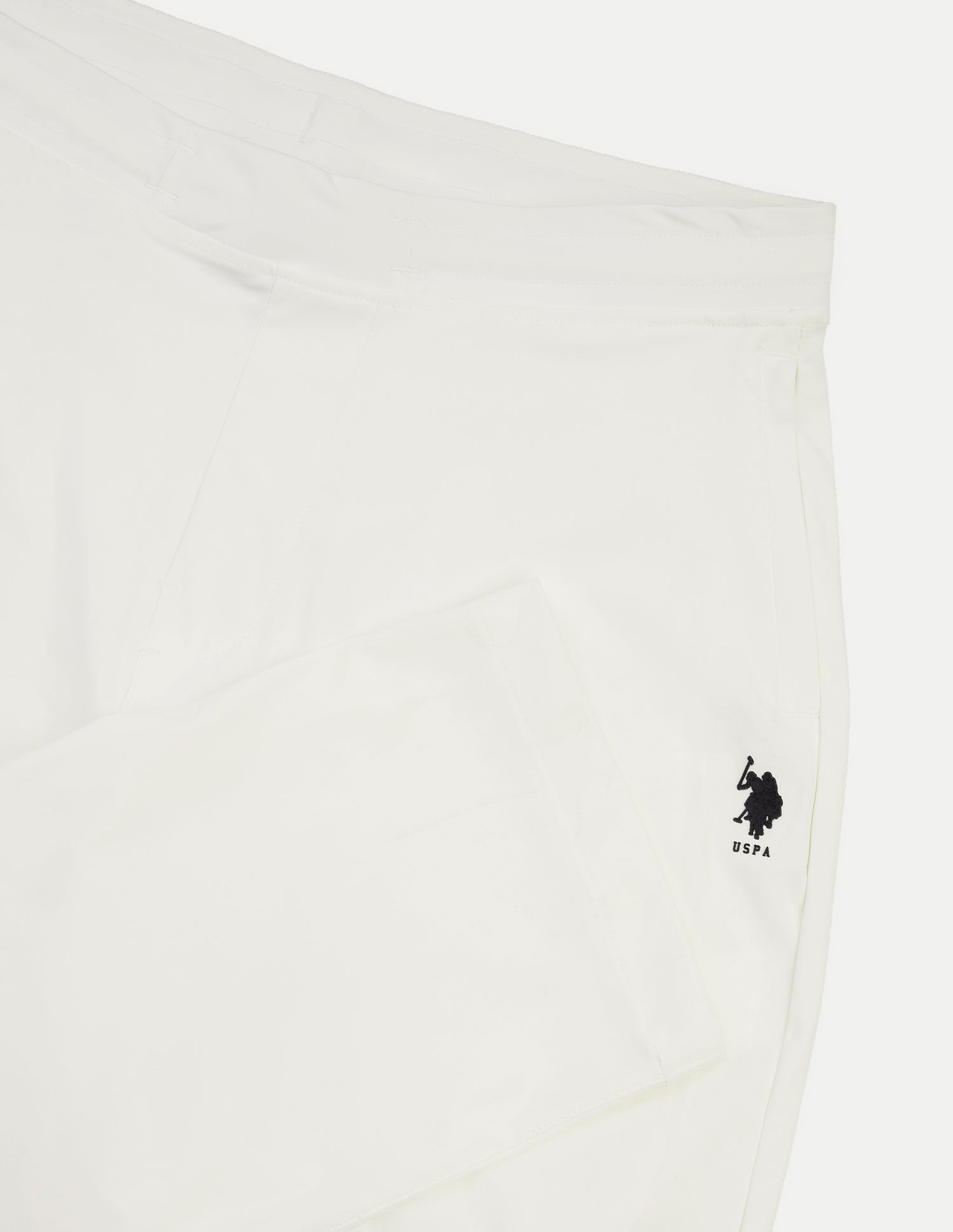 Mid Rise Regular Fit Active Track Pants White - U.S. Polo Assn. India | Large