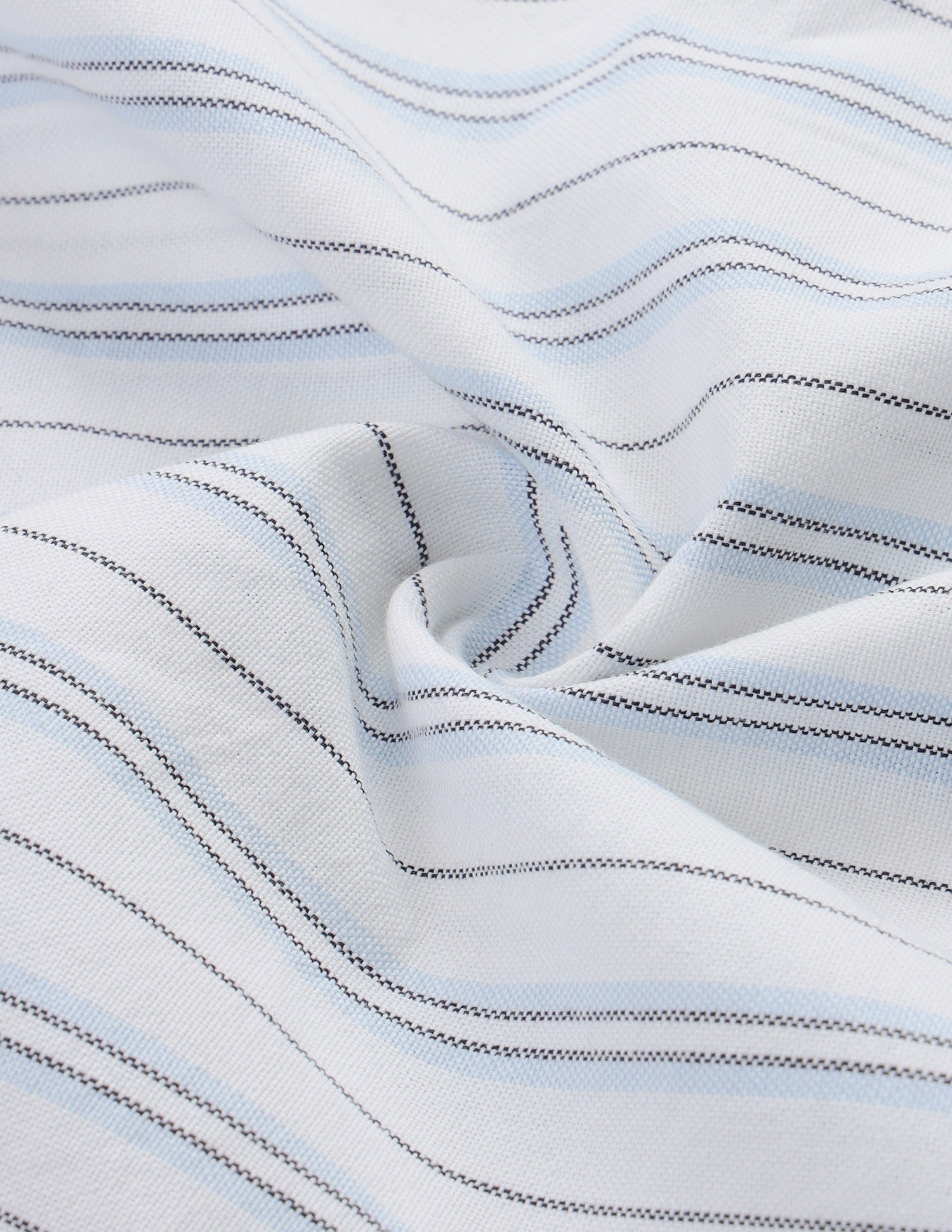 Tailored Fit Vertical Striped Shirt Light Blue - U.S. Polo Assn. India | Large