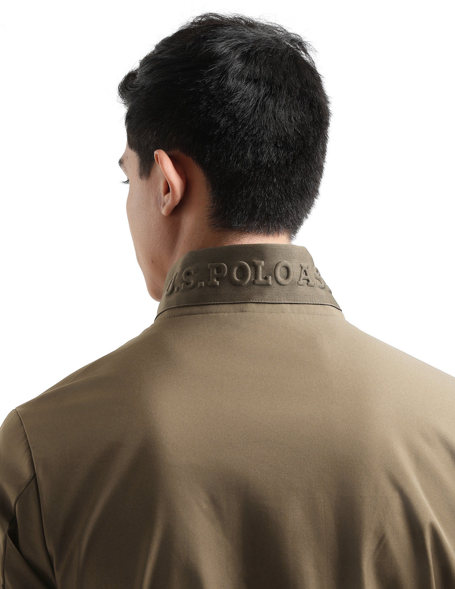 Solid Regular Fit Jacket Brown - U.S. POLO ASSN. | Large