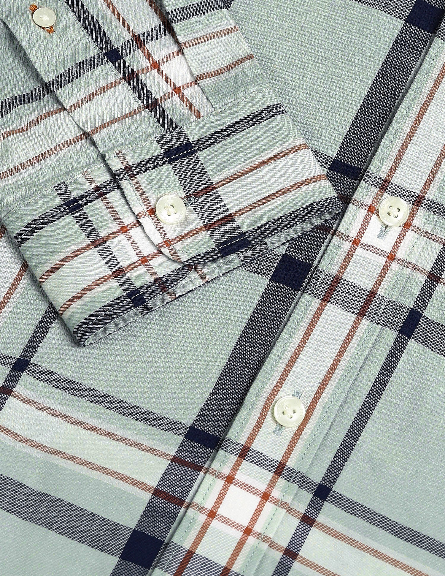 Slim Fit Madras Checked Shirt Navy - U.S. Polo Assn. India | Large