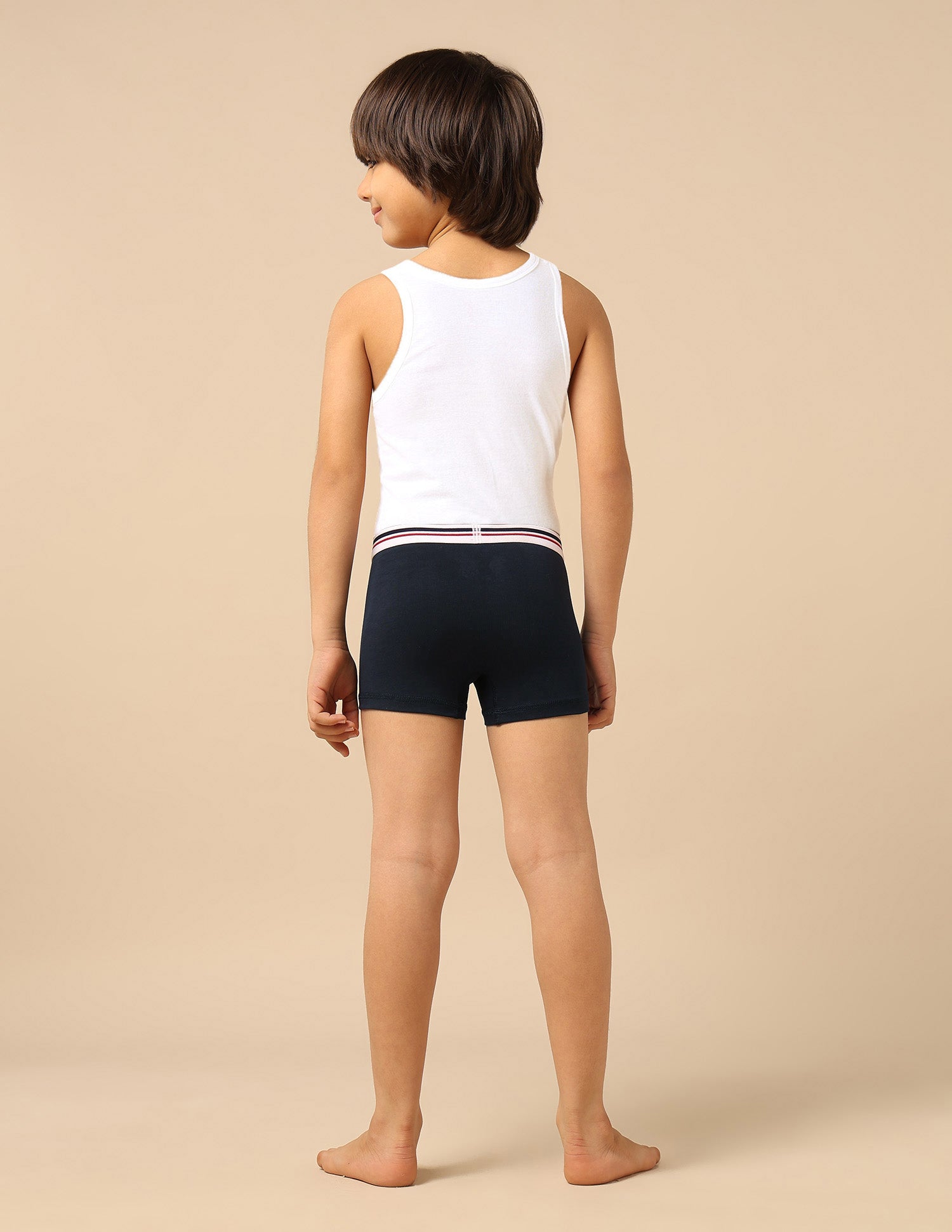 Boys Moisture Wicking Briefs - Pack Of 3 White/Navy/Power Blue - U.S. POLO ASSN. | Large