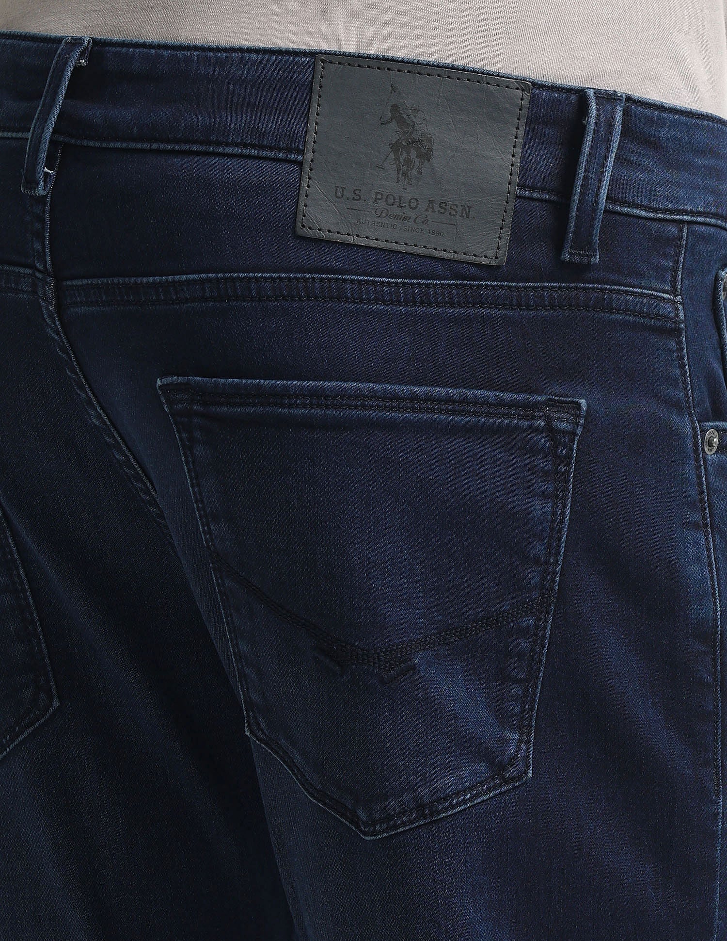 Henry Tapered Cropped Fit Blue Jeans Dark-Blue - U.S. Polo Assn. India | Large