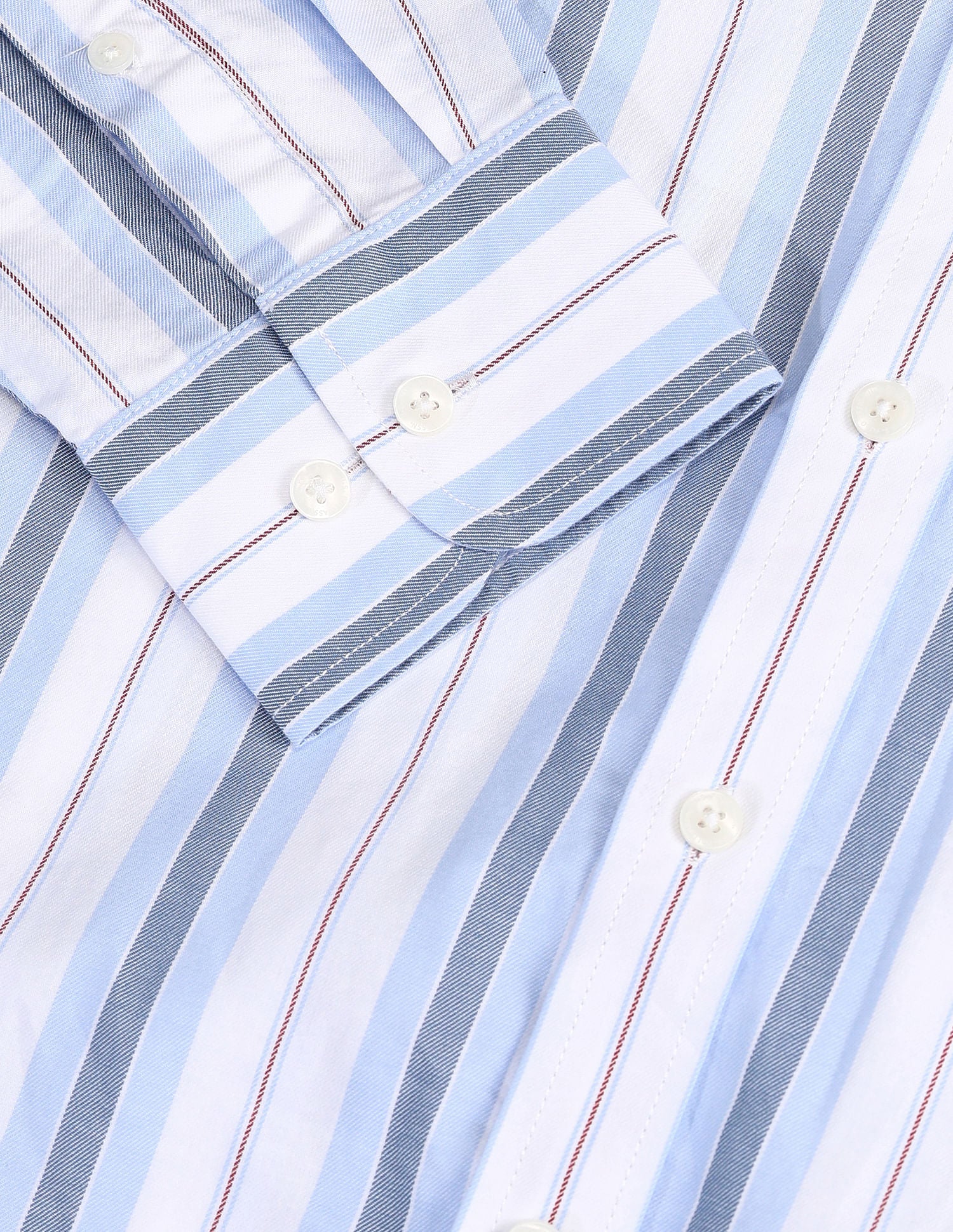 Button Down Tailored Fit Shirt Blue - U.S. Polo Assn. India | Large