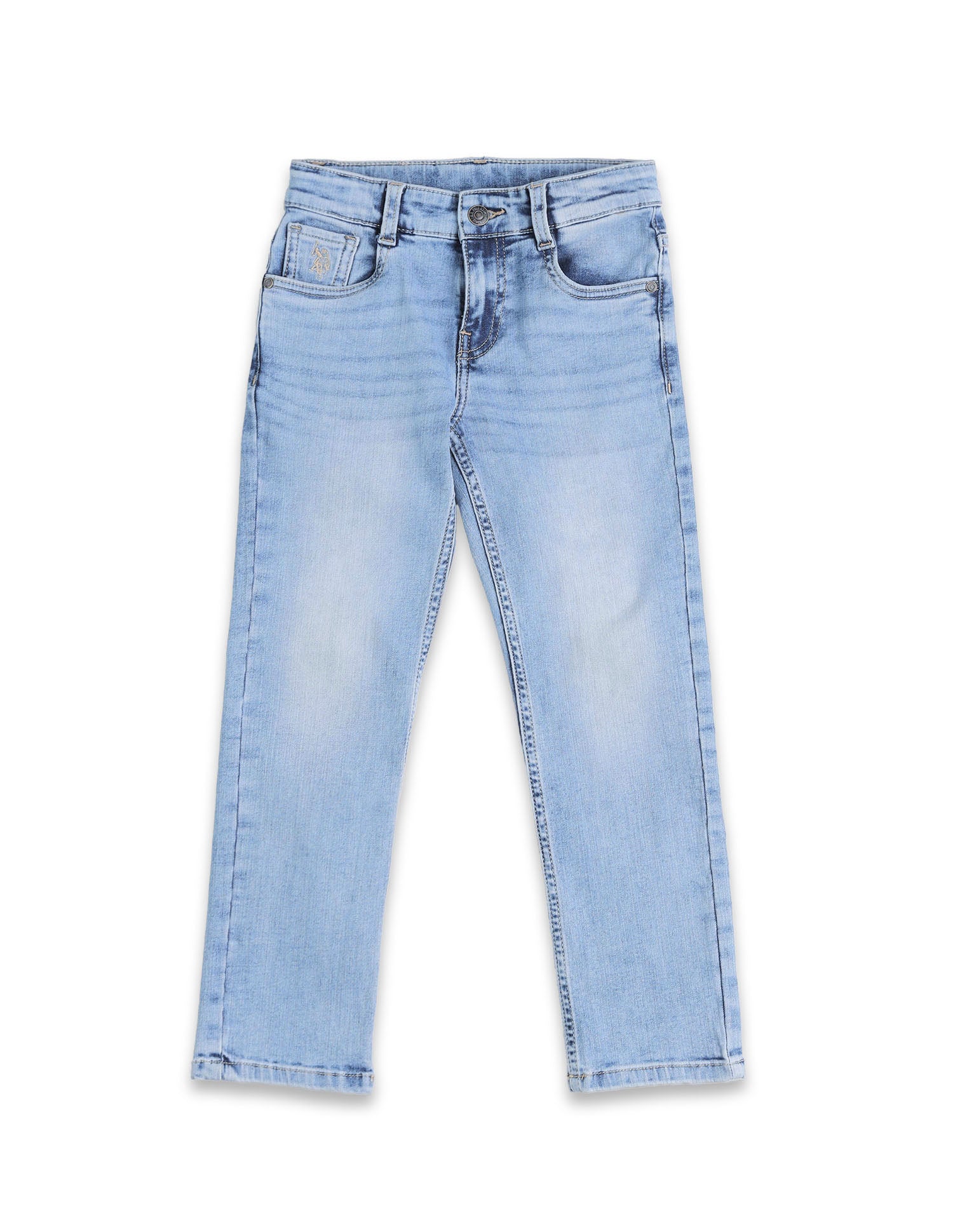 Boys Whiskered Relaxed Fit Jeans Dark Indigo - U.S. POLO ASSN. | Large