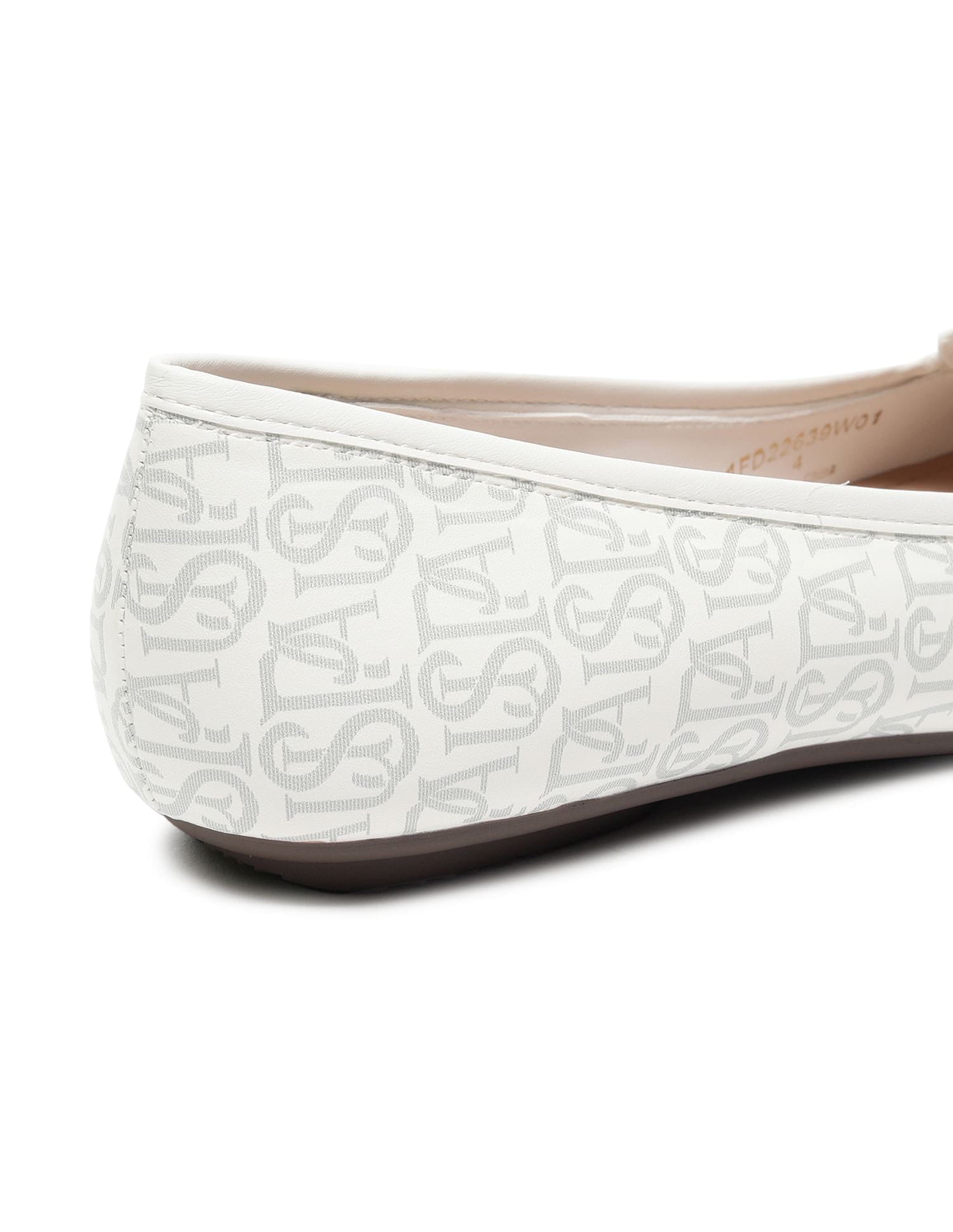 Brand Print Alina 2.0 Ballerinas White - U.S. Polo Assn. India | Large