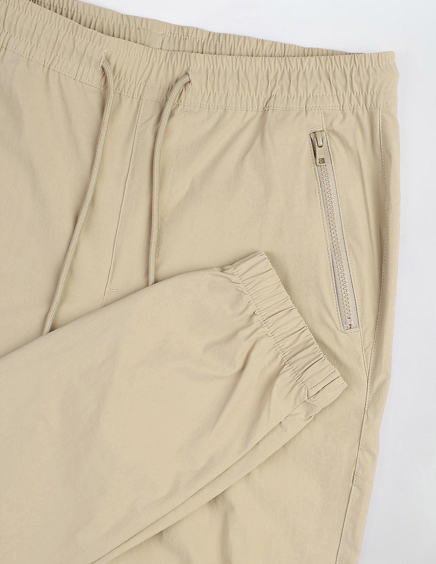 Mid Rise Relaxed Fit Joggers Beige - U.S. Polo Assn. India | Large