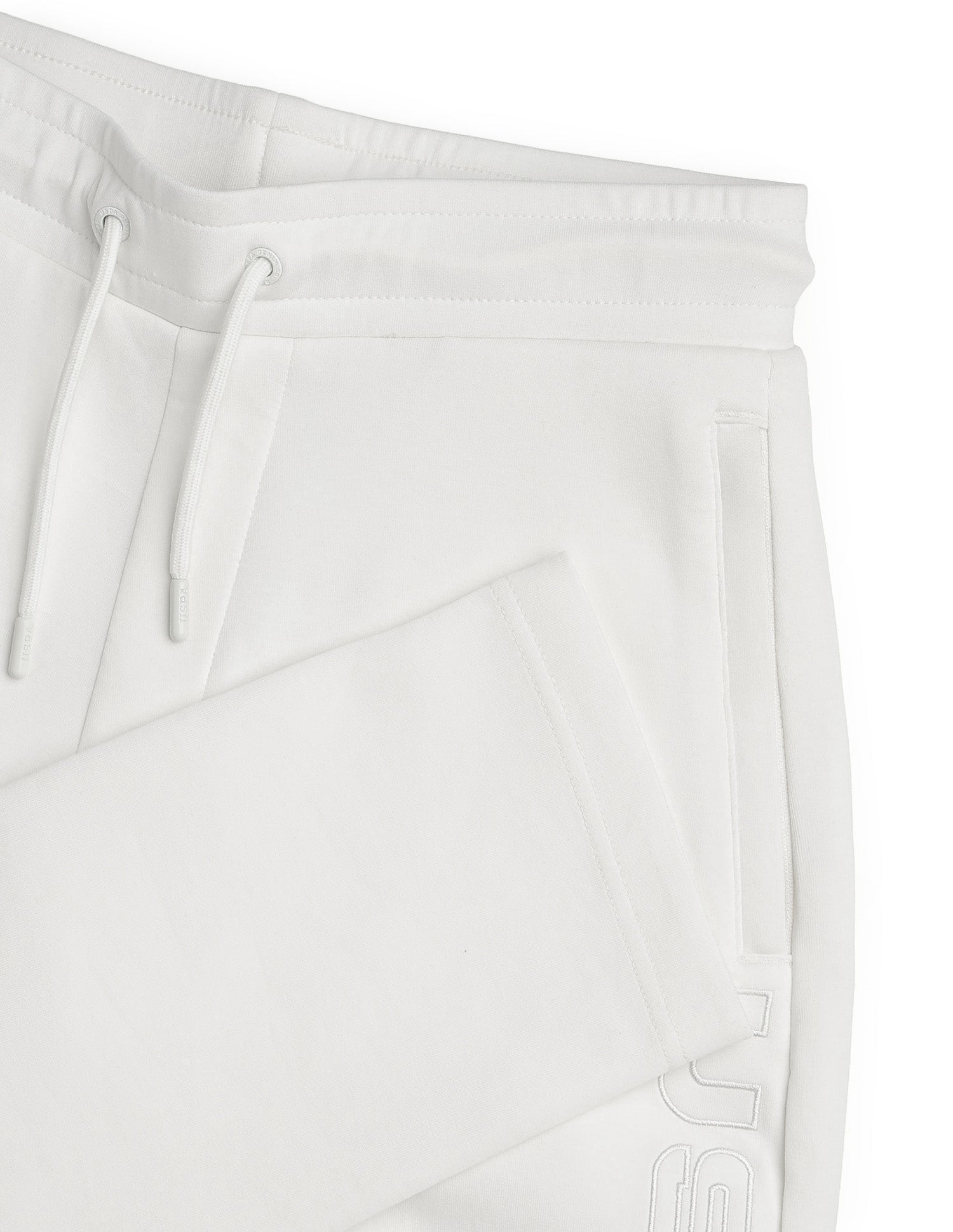 Mid Rise Black & Gold Track Pants Ivory - U.S. POLO ASSN. | Large