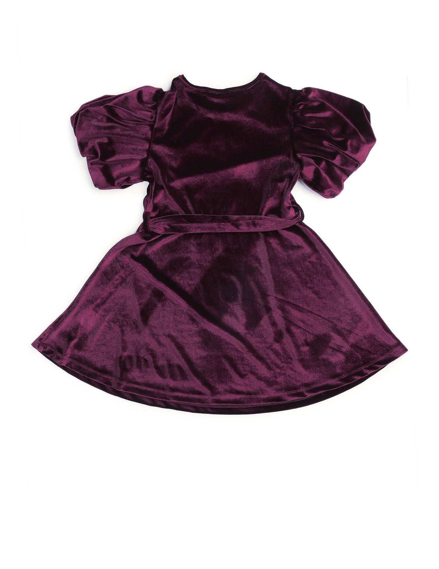 Girls Solid Fit & Flare Dress Maroon - U.S. POLO ASSN. | Large