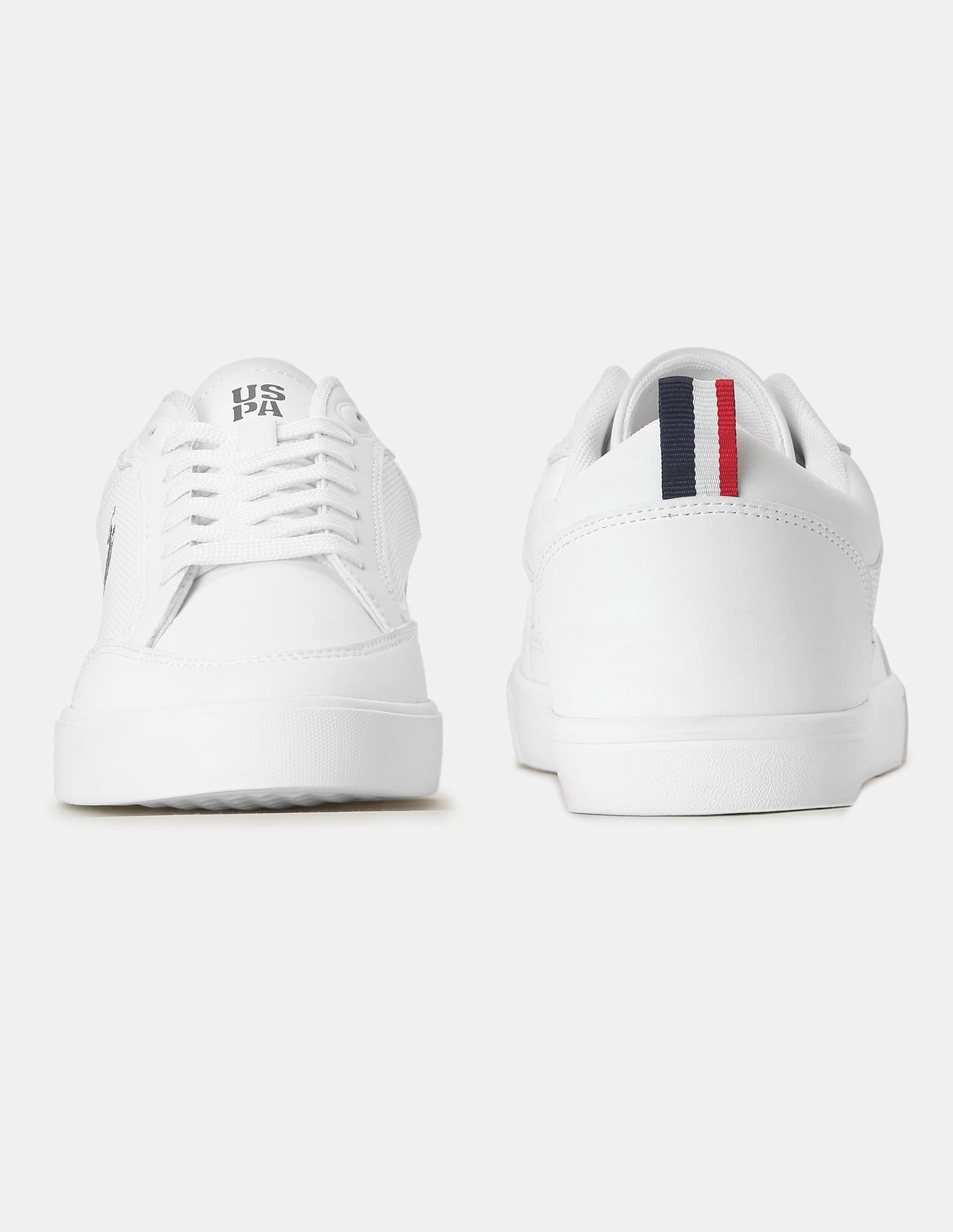 Men Round Toe Lucian Sneakers Off White - U.S. Polo Assn. India | Large
