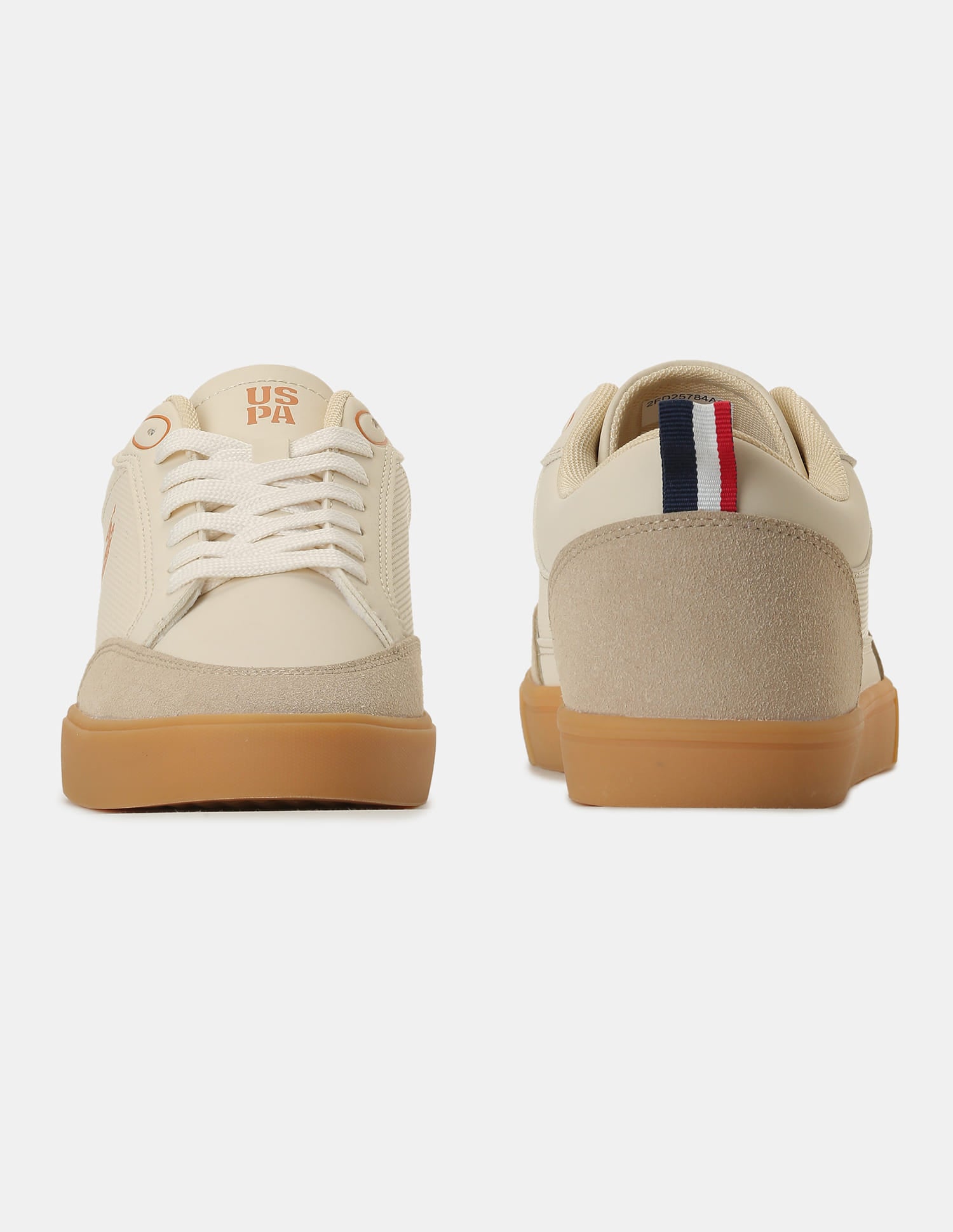 Men Colour Blocked Lucian Sneakers Beige - U.S. Polo Assn. India | Large