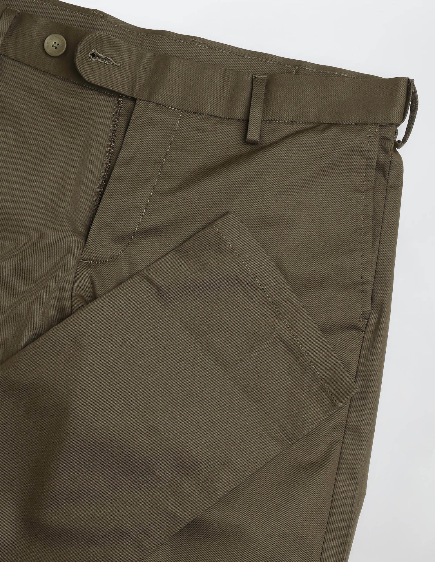 Twill Denver Slim Fit Trousers Olive - U.S. Polo Assn. India | Large