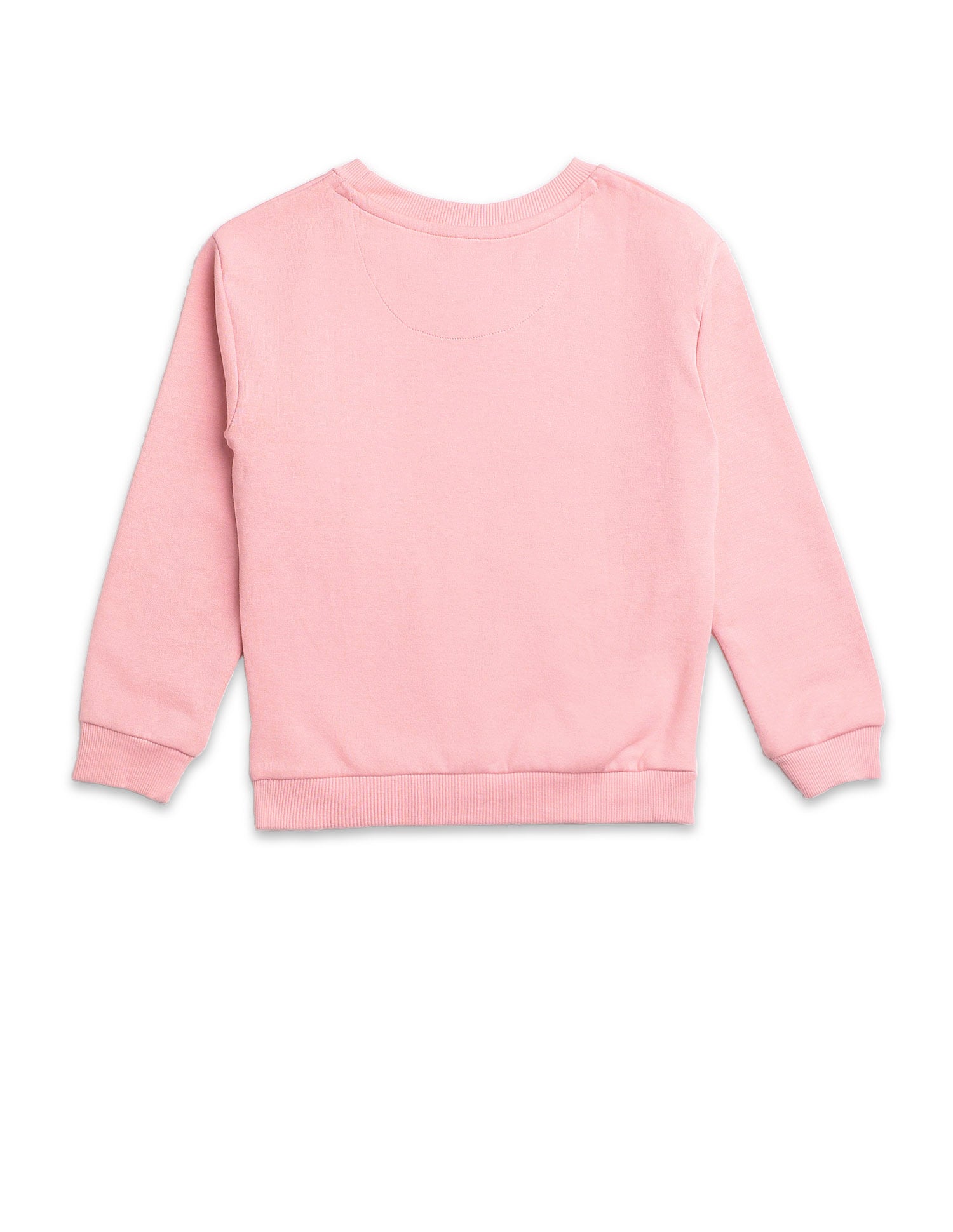 Girls Graphic Print Sweatshirt Light Pink - U.S. POLO ASSN. | Large