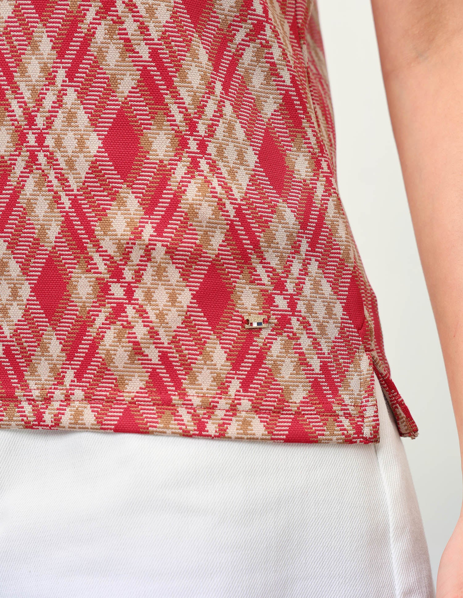 Plaid Checked Regular Fit Polo Shirt Red - U.S. Polo Assn. India | Large