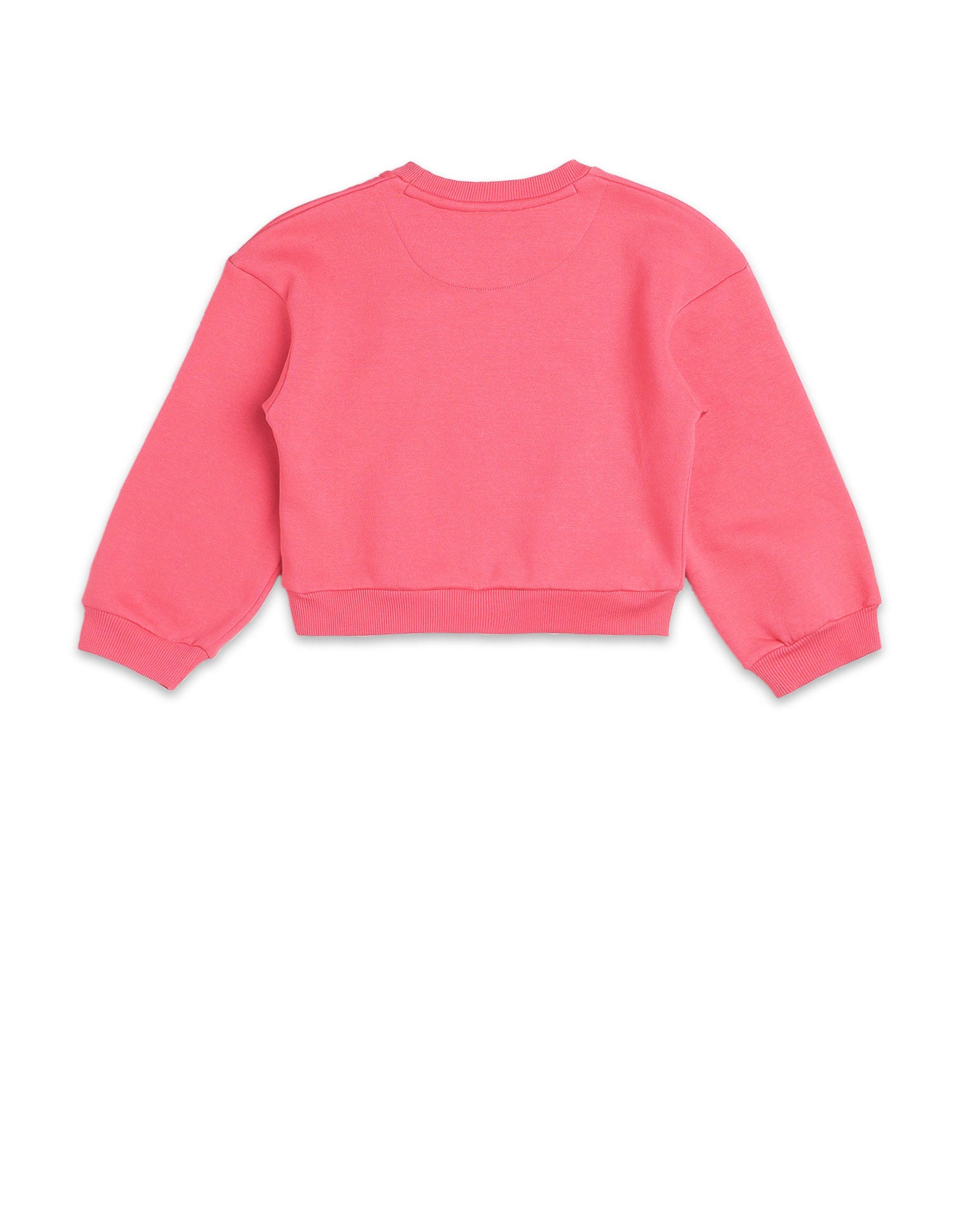 Brand Printed Regular Fit Sweatshirt Coral - U.S. POLO ASSN. | Large