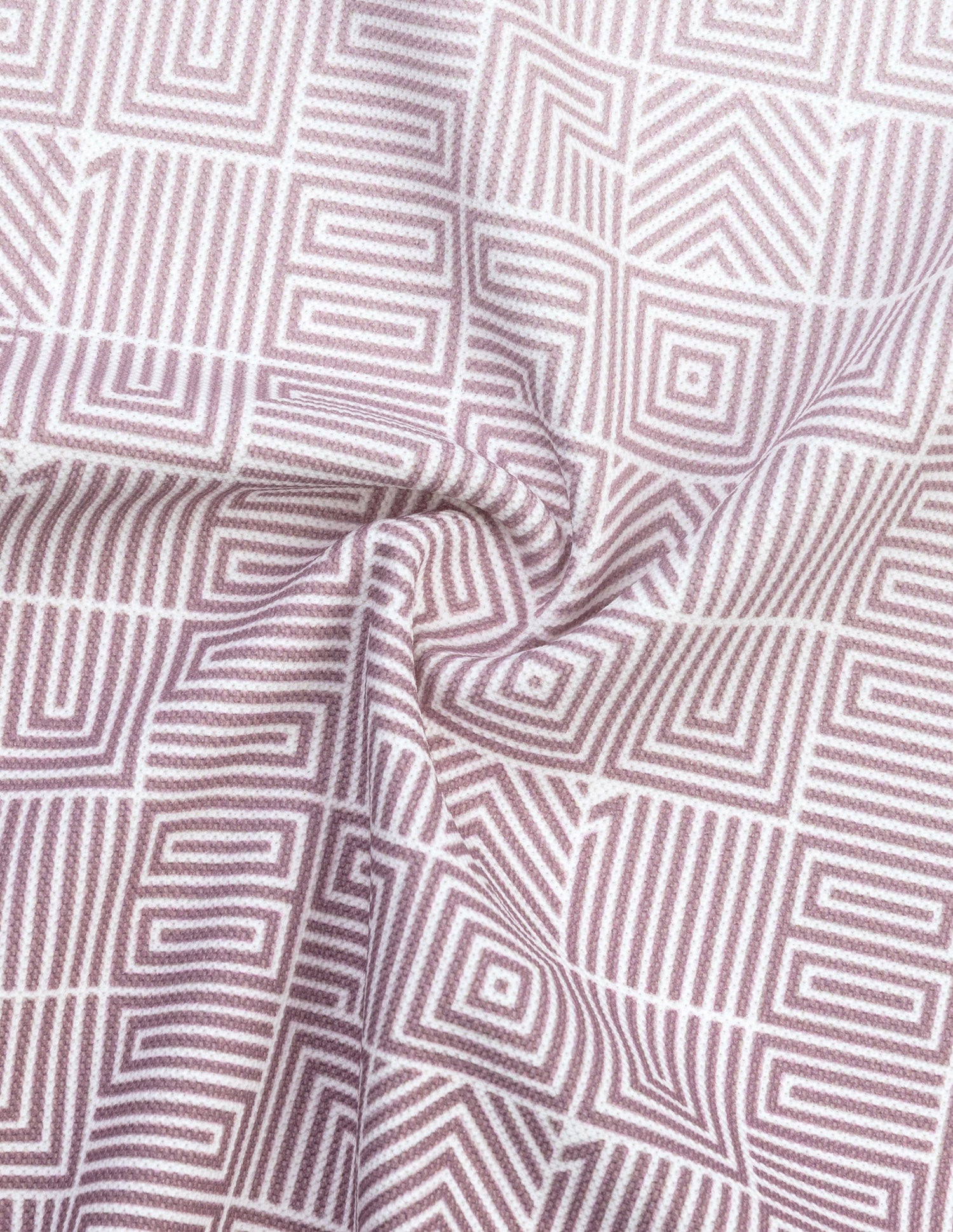 Geometric Printed Regular Fit Active Polo Shirt White - U.S. Polo Assn. India | Large