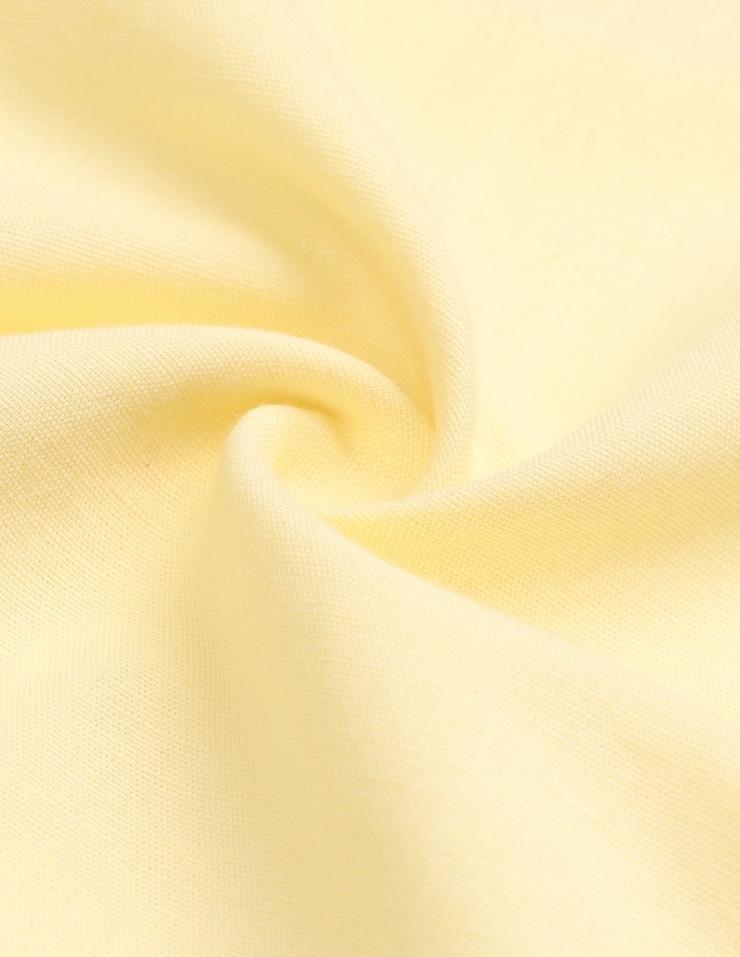 Solid Tailored Fit Shirt Light Yellow - U.S. Polo Assn. India | Large