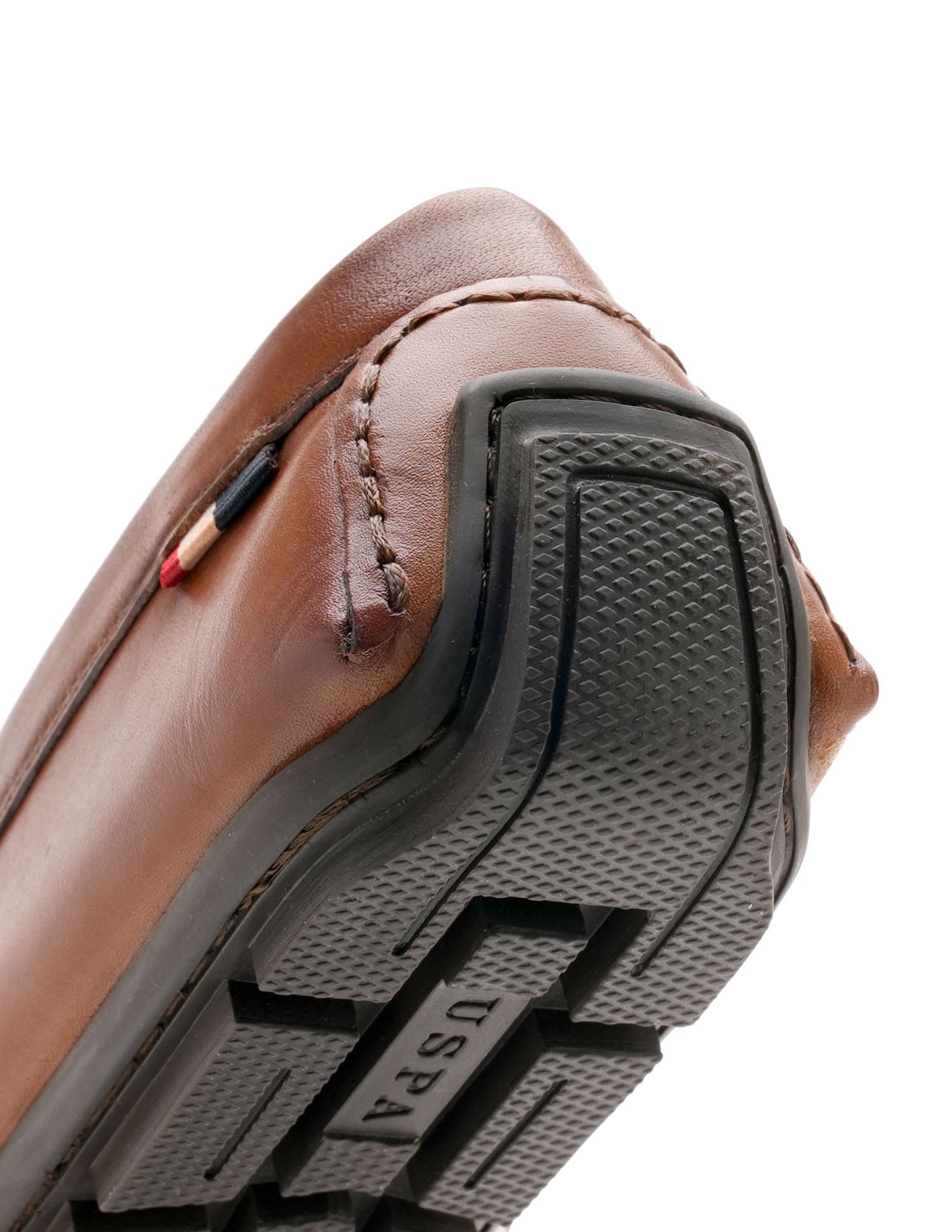 Men Adonis Leather Loafers Tan - U.S. Polo Assn. India | Large
