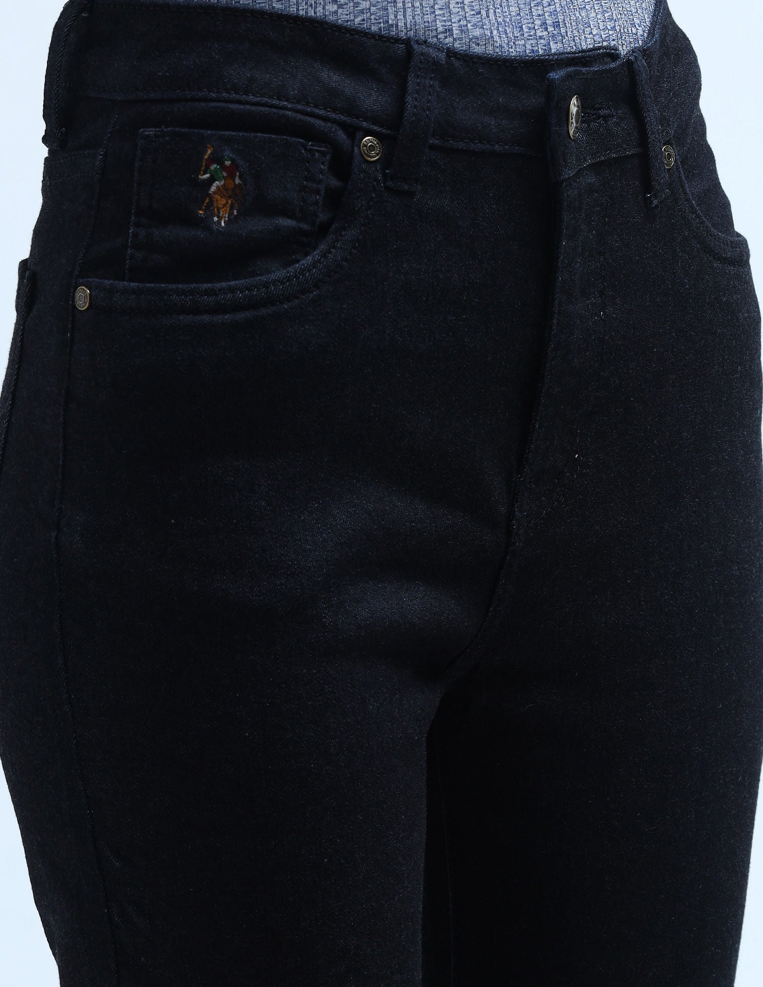 High Rise Super Skinny Fit Jeans Blue - U.S. POLO ASSN. | Large
