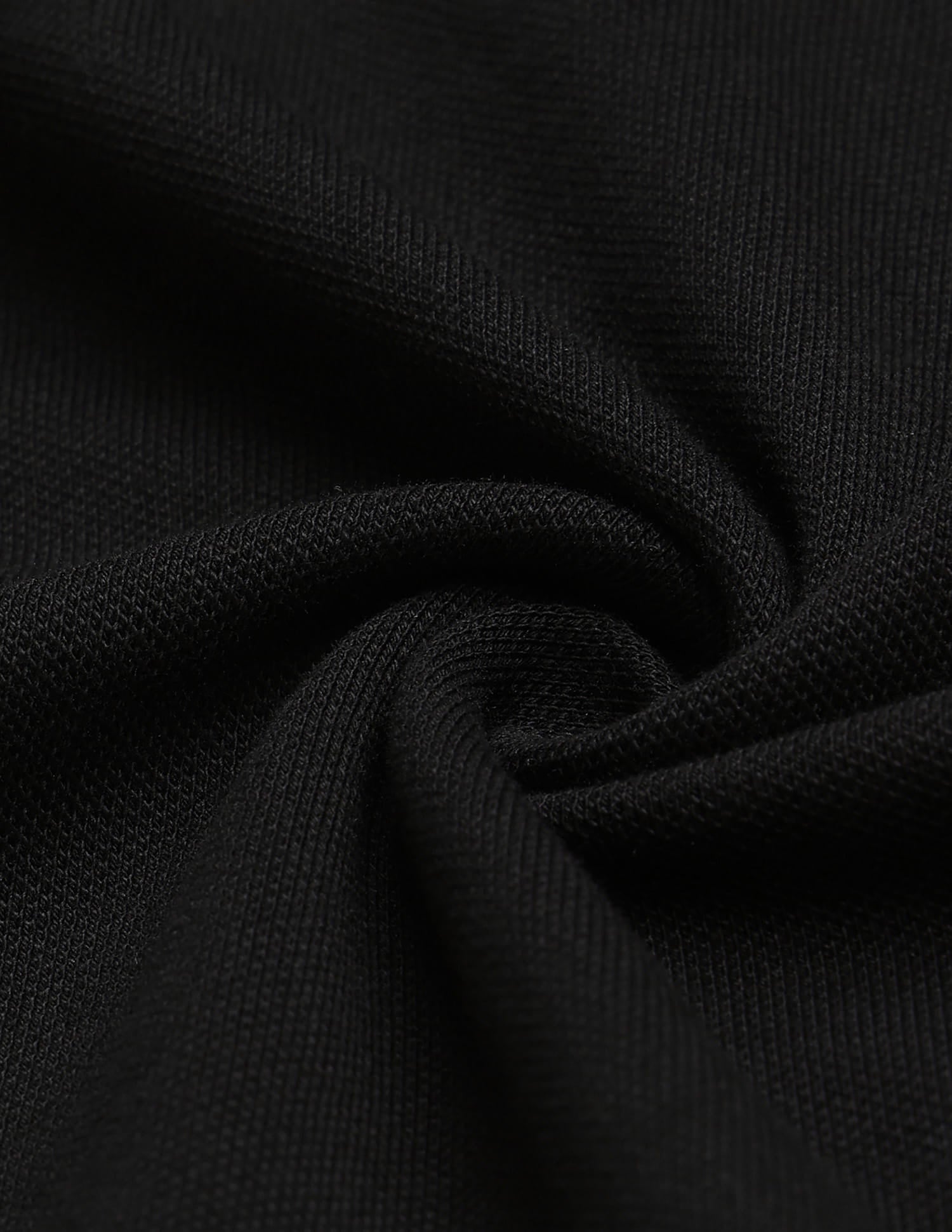 Regular Fit Textured Polo Shirt Black - U.S. Polo Assn. India | Large