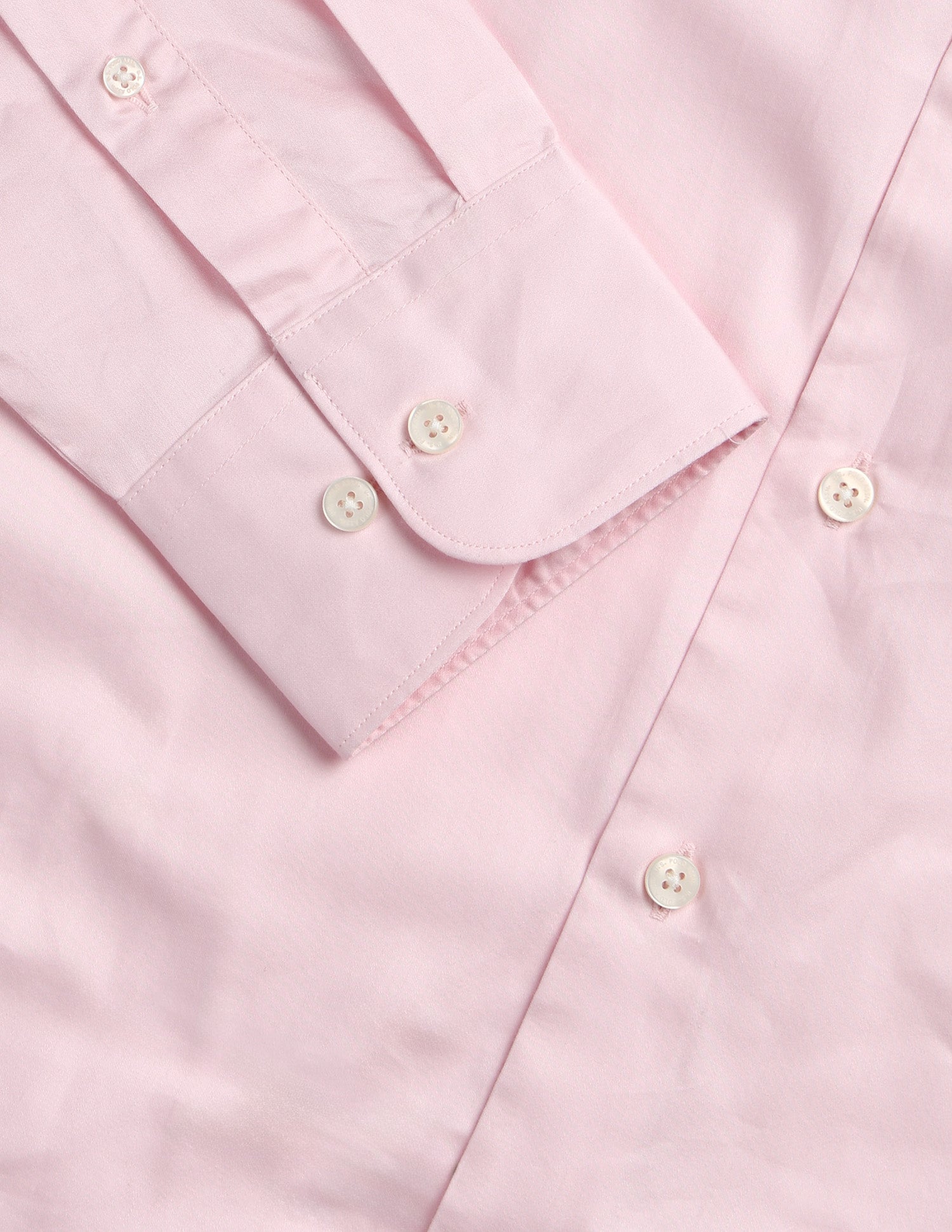 Solid Satin Shirt Light Pink - U.S. Polo Assn. India | Large