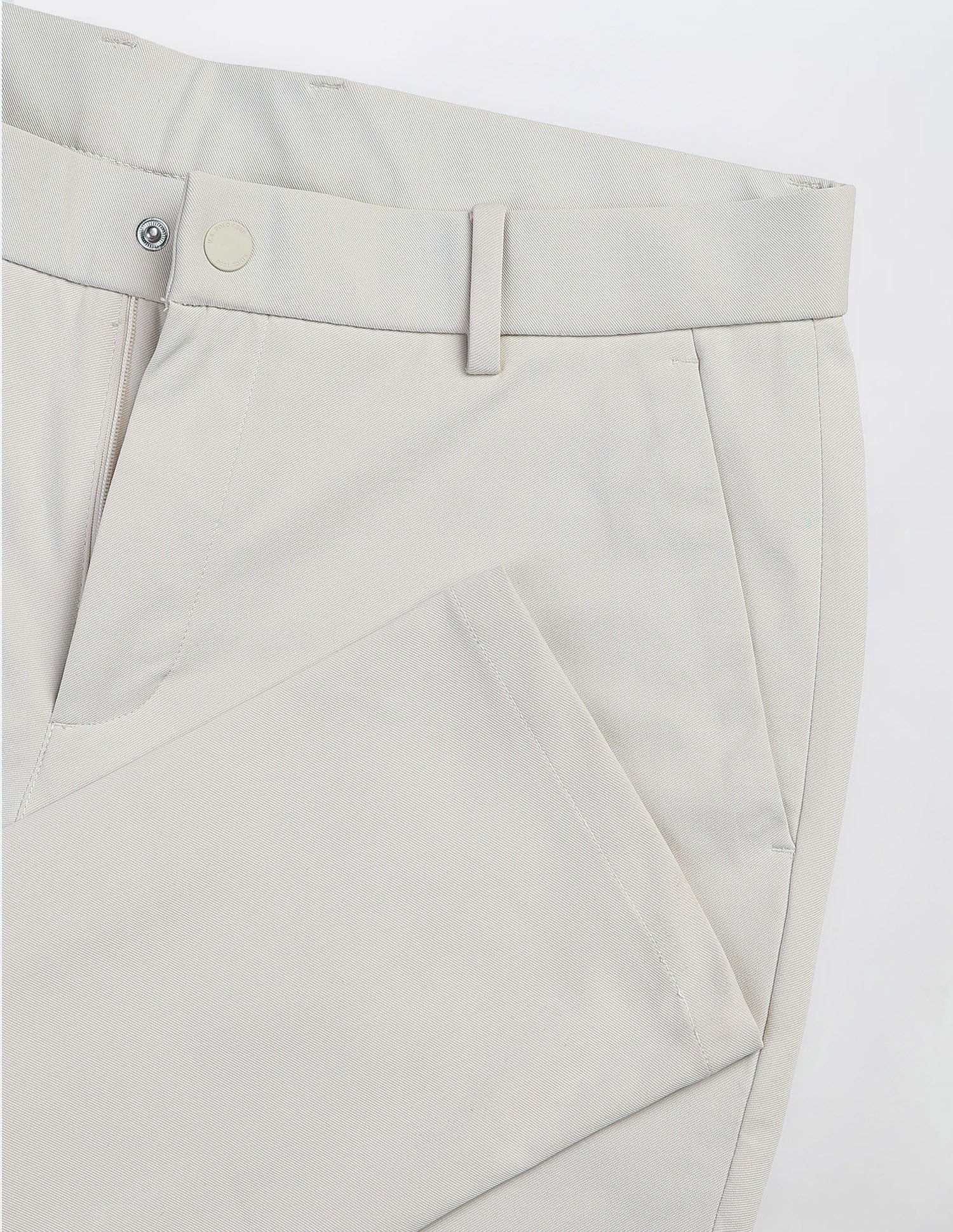 Austin Slim Fit Mid Rise Trousers Stone - U.S. Polo Assn. India | Large