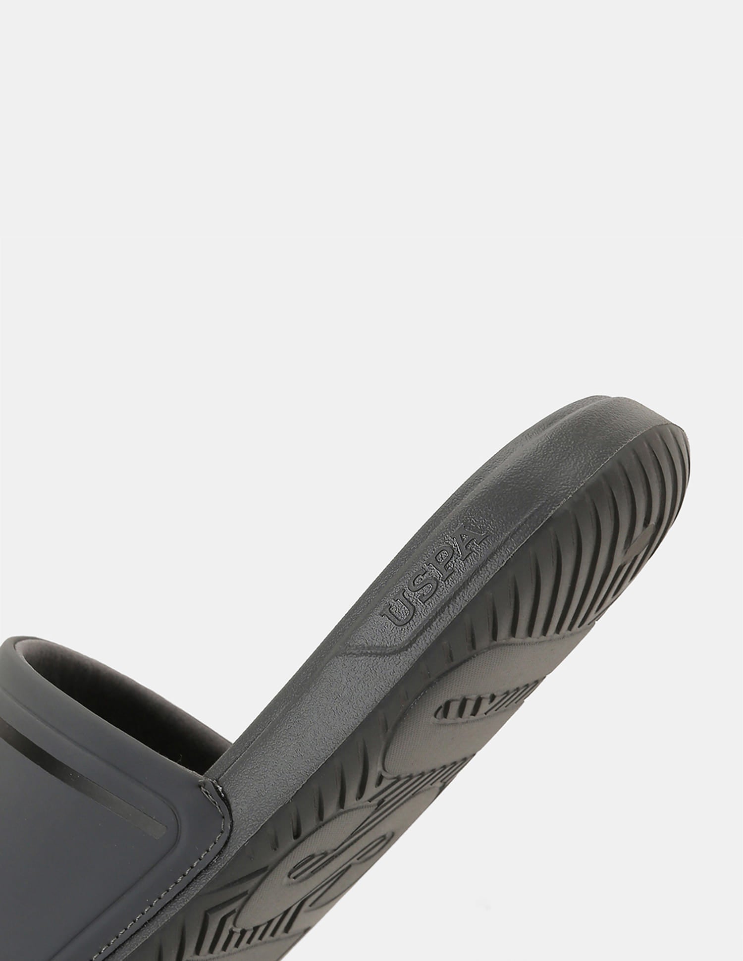 Men Eva Deja Slippers Grey - U.S. Polo Assn. India | Large