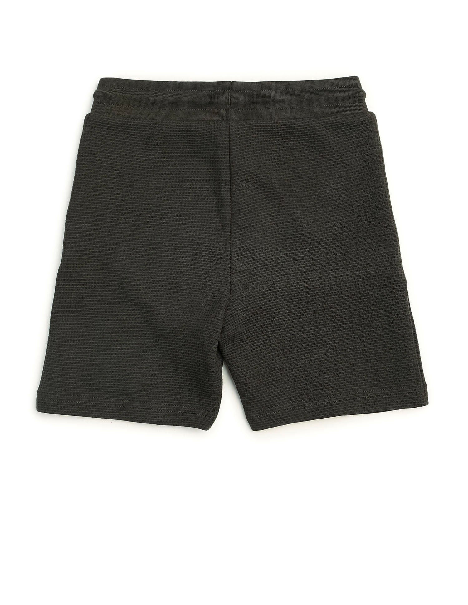 Boys Textured Regular Fit Shorts Olive - U.S. POLO ASSN. | Large