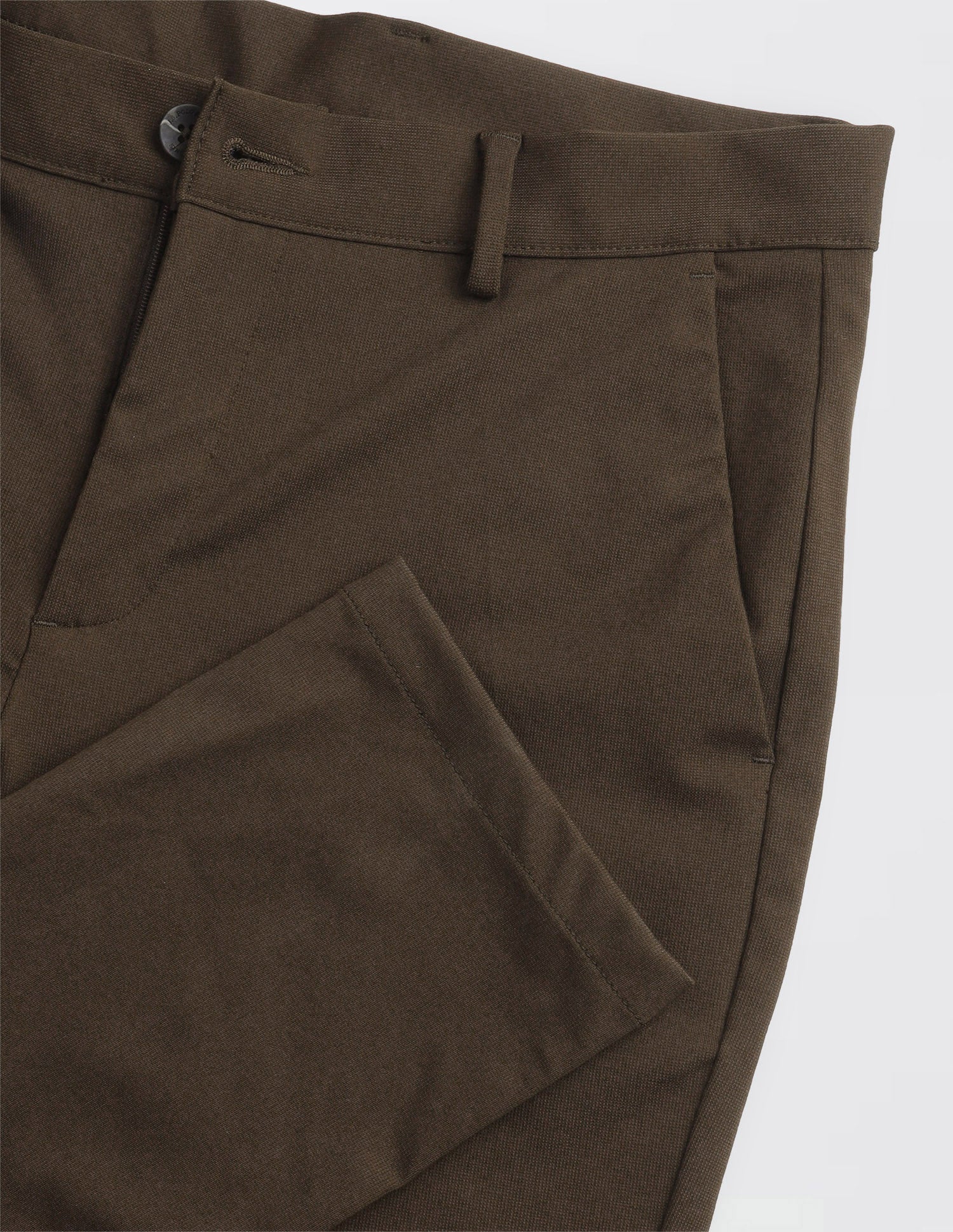 Austin Slim Fit Mid Rise Trousers Brown - U.S. Polo Assn. India | Large