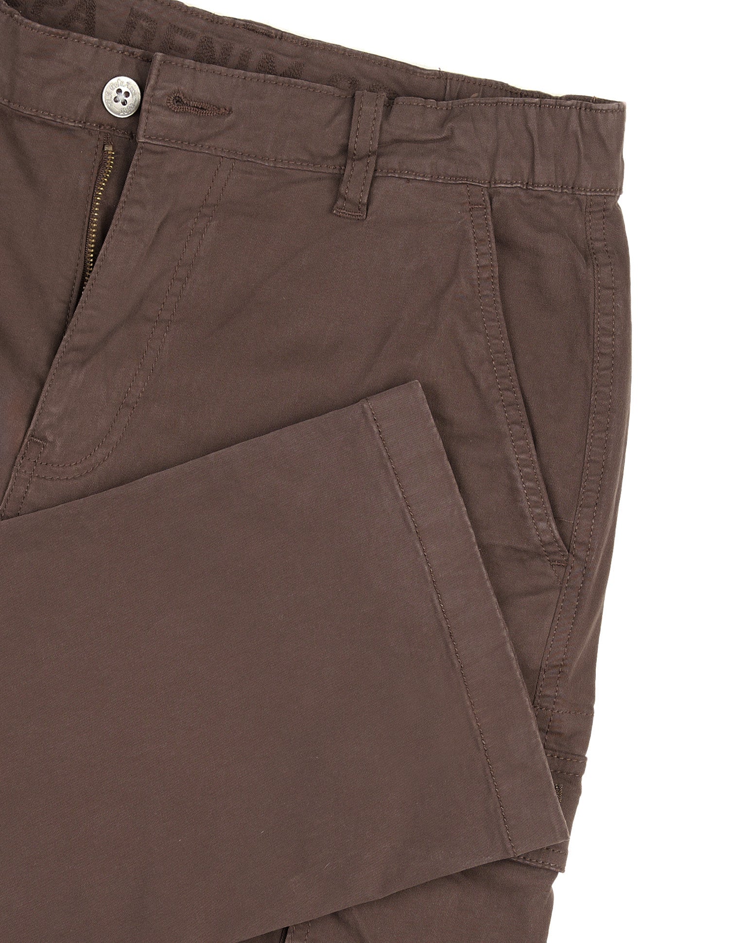 Straight Fit Cargo Trousers Choco Brown - U.S. Polo Assn. India | Large