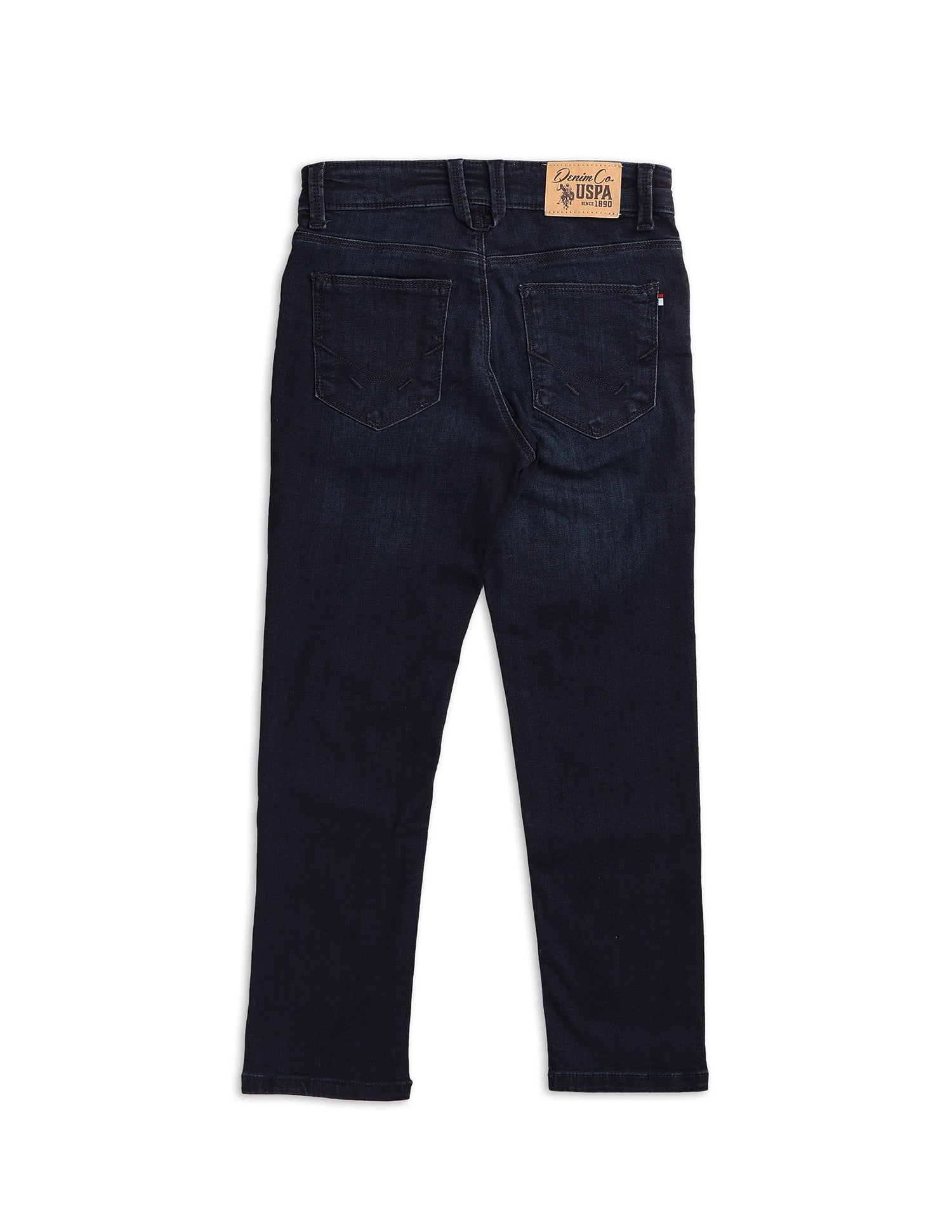 Boys Whiskered Slim Fit Jeans Dark Blue - U.S. POLO ASSN. | Large