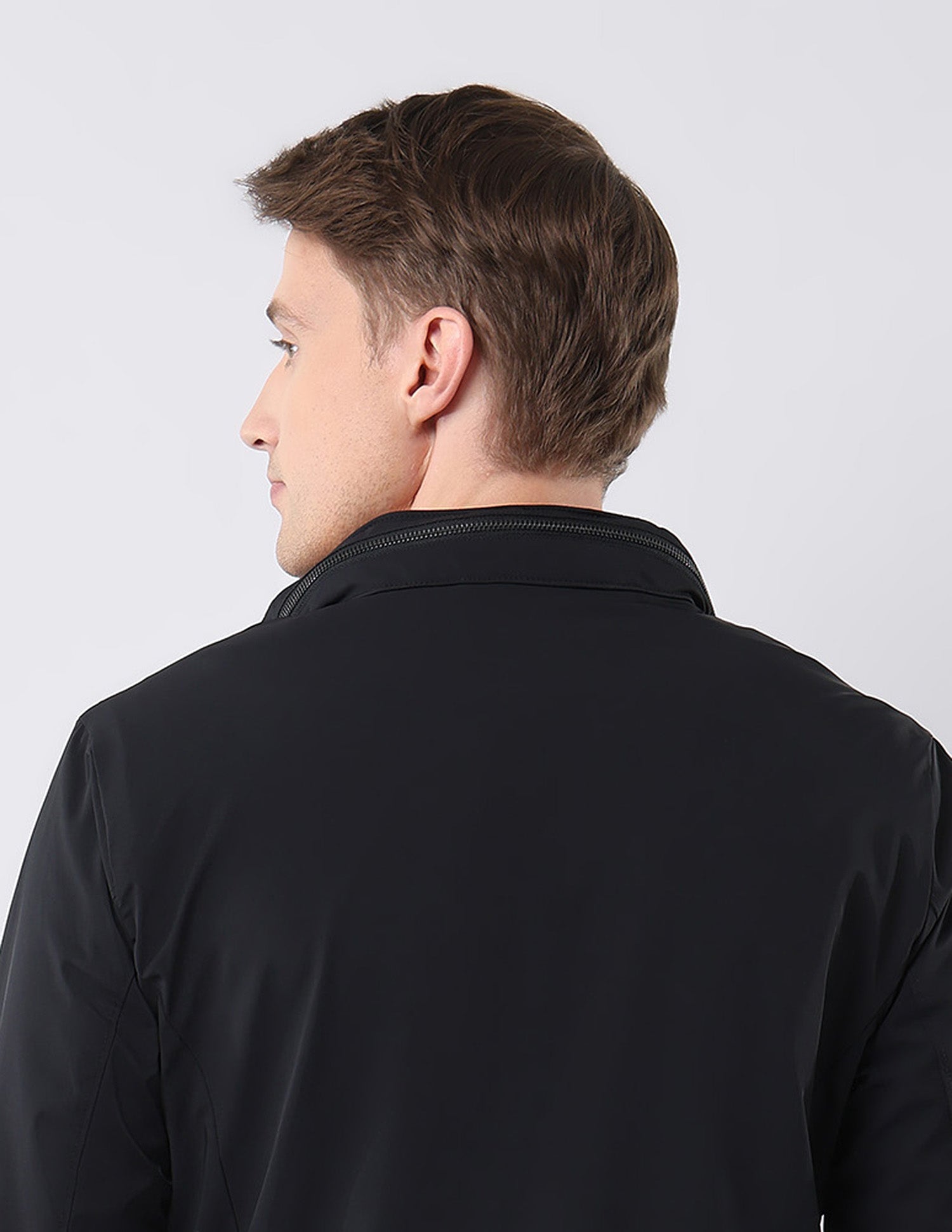 Solid Regular Fit Detachable Hood Jacket Navy - U.S. Polo Assn. India | Large