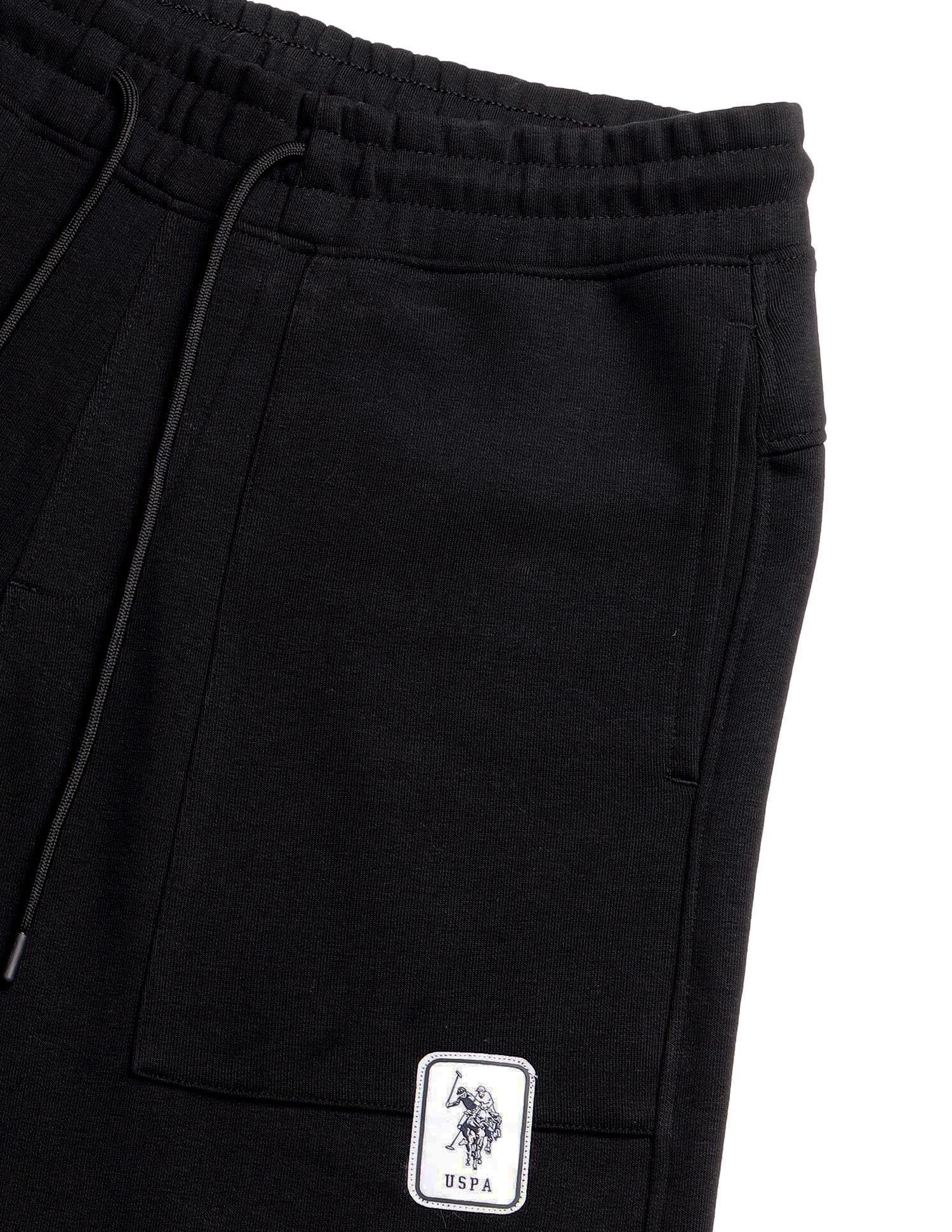 Mid Rise Comfort Fit OR006-PL Lounge Pants - Pack Of 1 Black - U.S. Polo Assn. India | Large