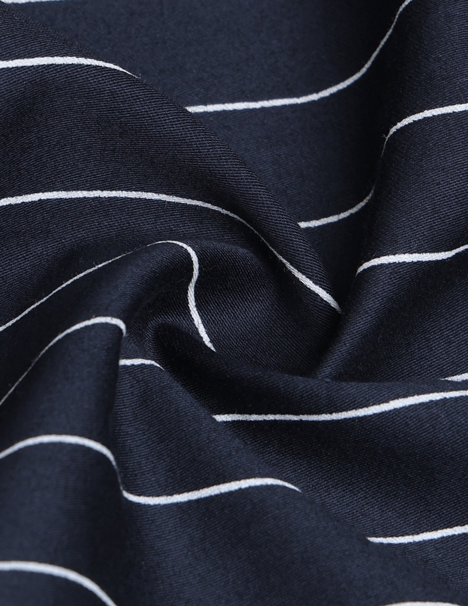 Tailored Fit Vertical Striped Shirt Navy - U.S. Polo Assn. India | Large