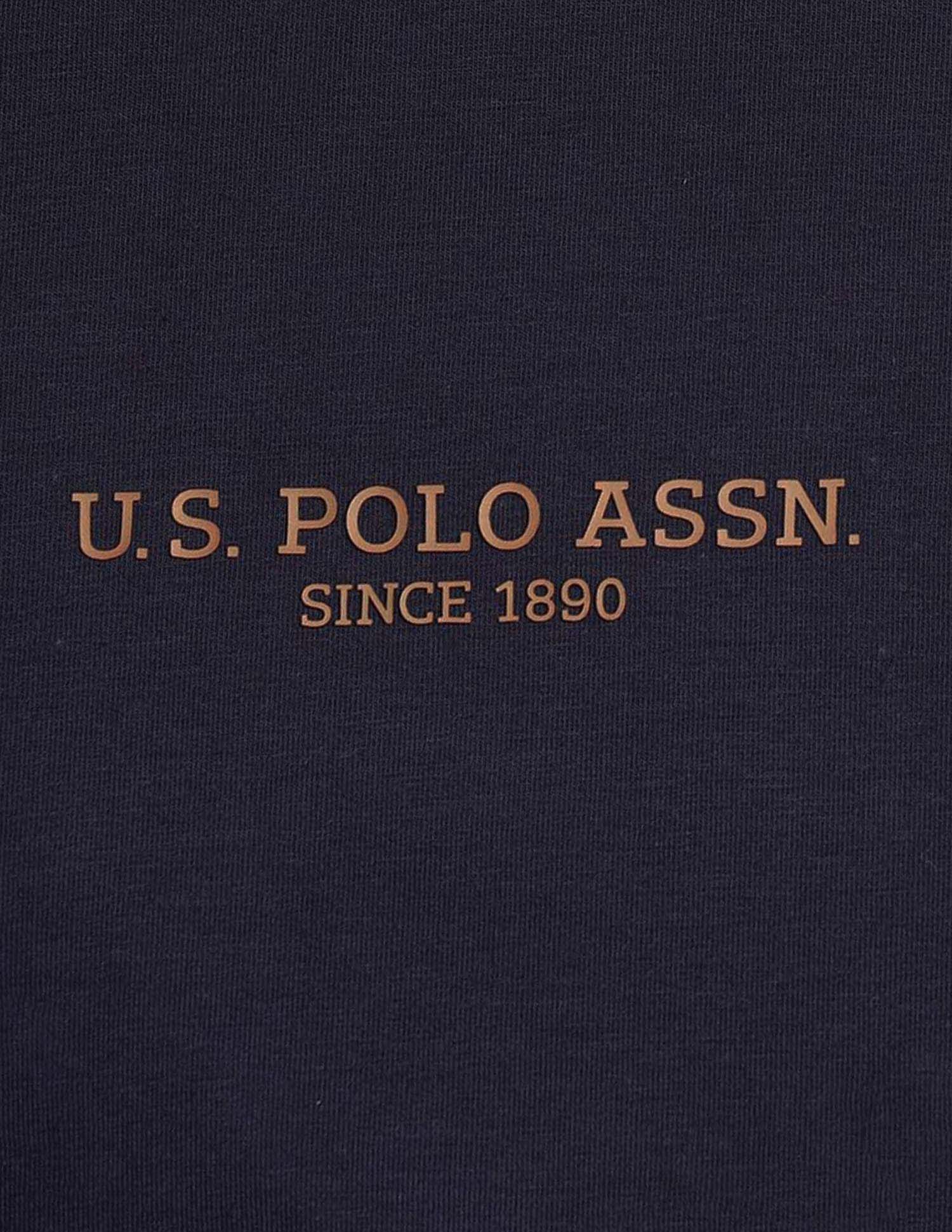 Comfort Relaxed Fit Breathable PE005-PL Lounge T-Shirt - Pack Of 1 Navy - U.S. Polo Assn. India | Large