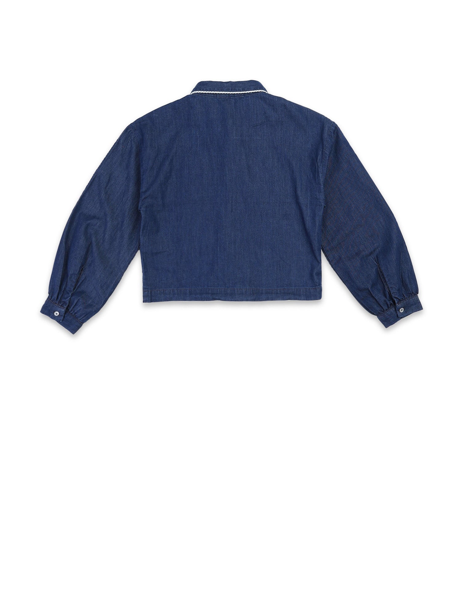 Girls Solid Regular Fit Top Dark Blue - U.S. POLO ASSN. | Large