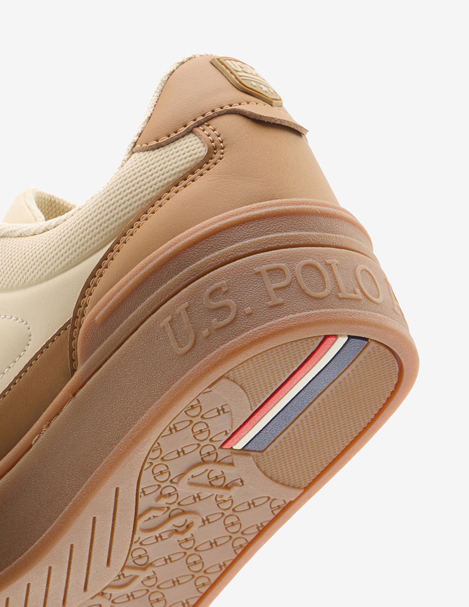 Colour Blocked Trophy Sneakers Tan - U.S. Polo Assn. India | Large