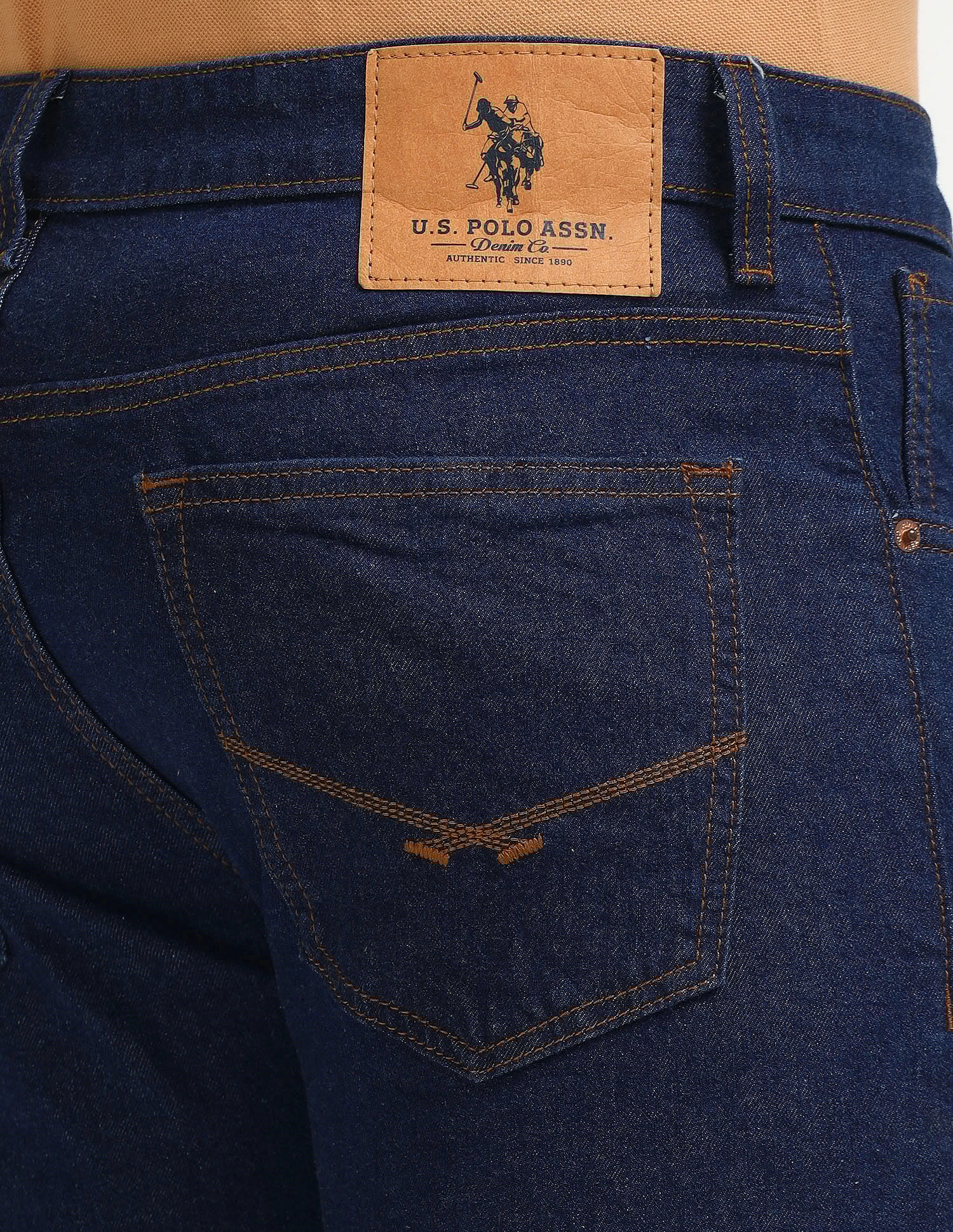 Regallo Skinny Fit Blue Jeans Blue - U.S. Polo Assn. India | Large