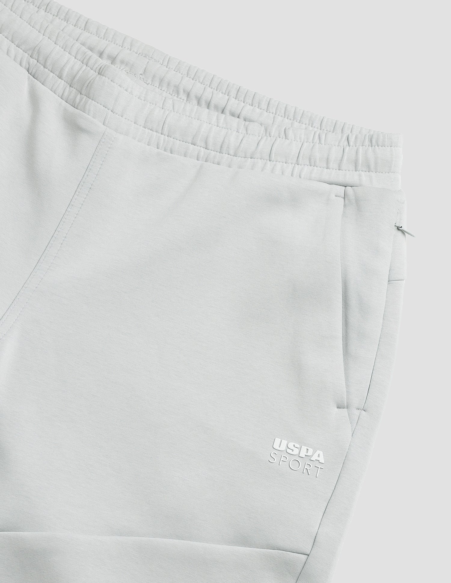 Solid Regular Fit Active Shorts Grey - U.S. Polo Assn. India | Large