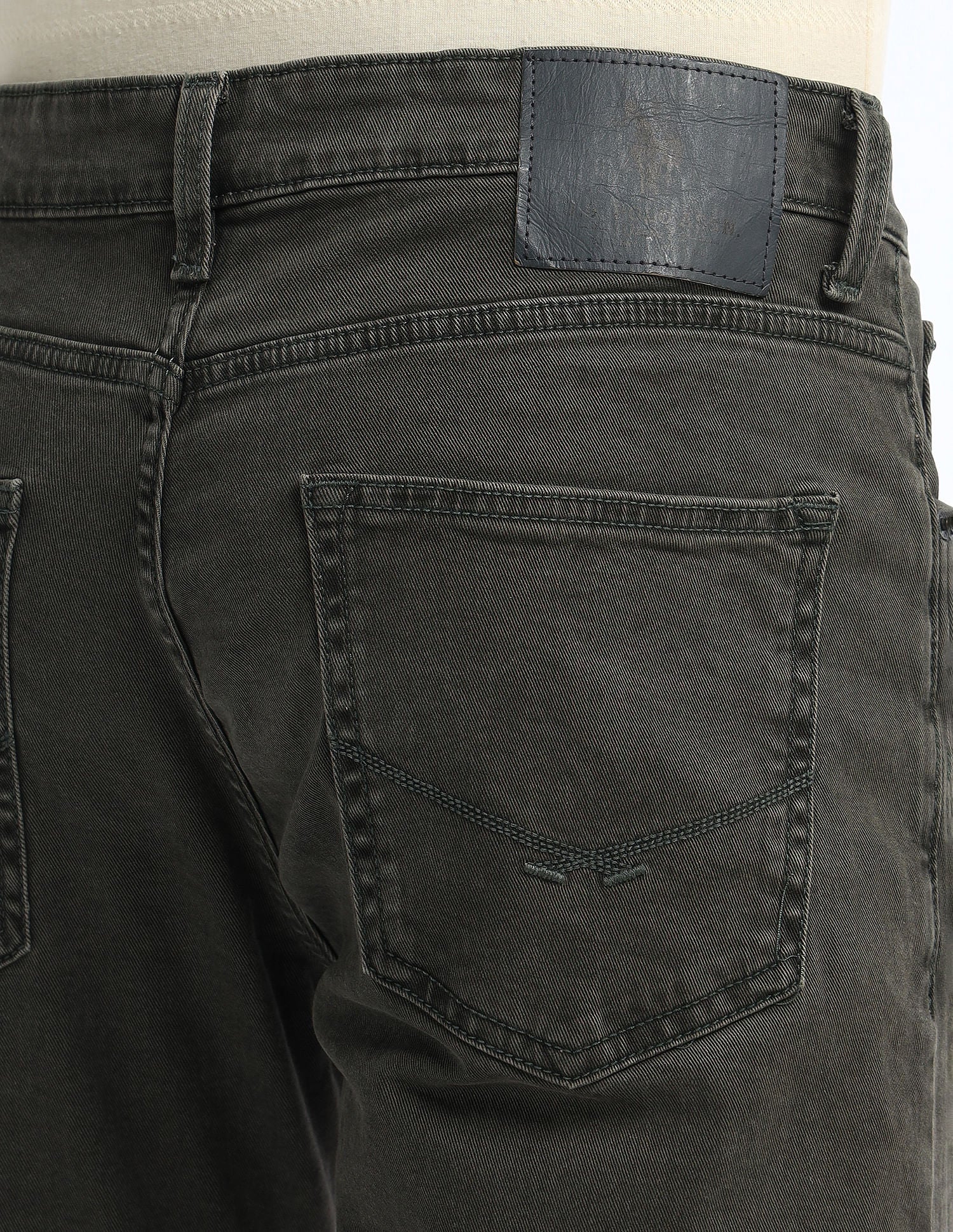 Harold Slim Straight Fit Green Jeans Green - U.S. Polo Assn. India | Large
