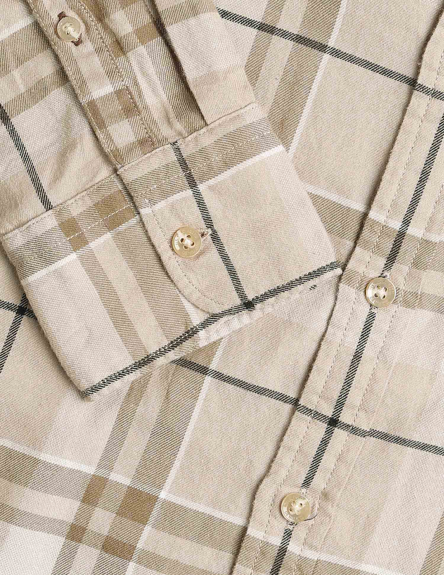 Twill Regular Fit Shirt Khaki - U.S. POLO ASSN. | Large