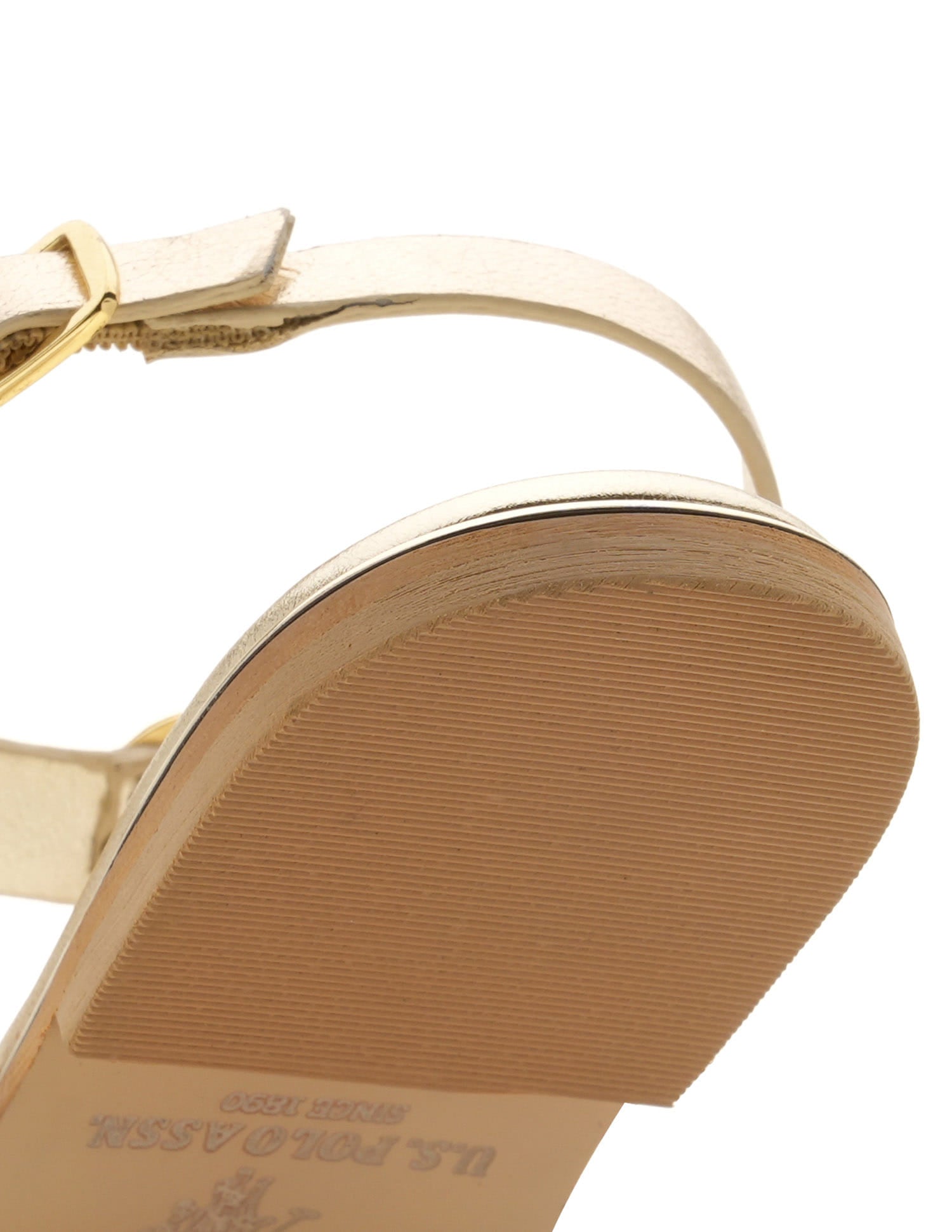 Women Tess Solid Flats Gold - U.S. Polo Assn. India | Large