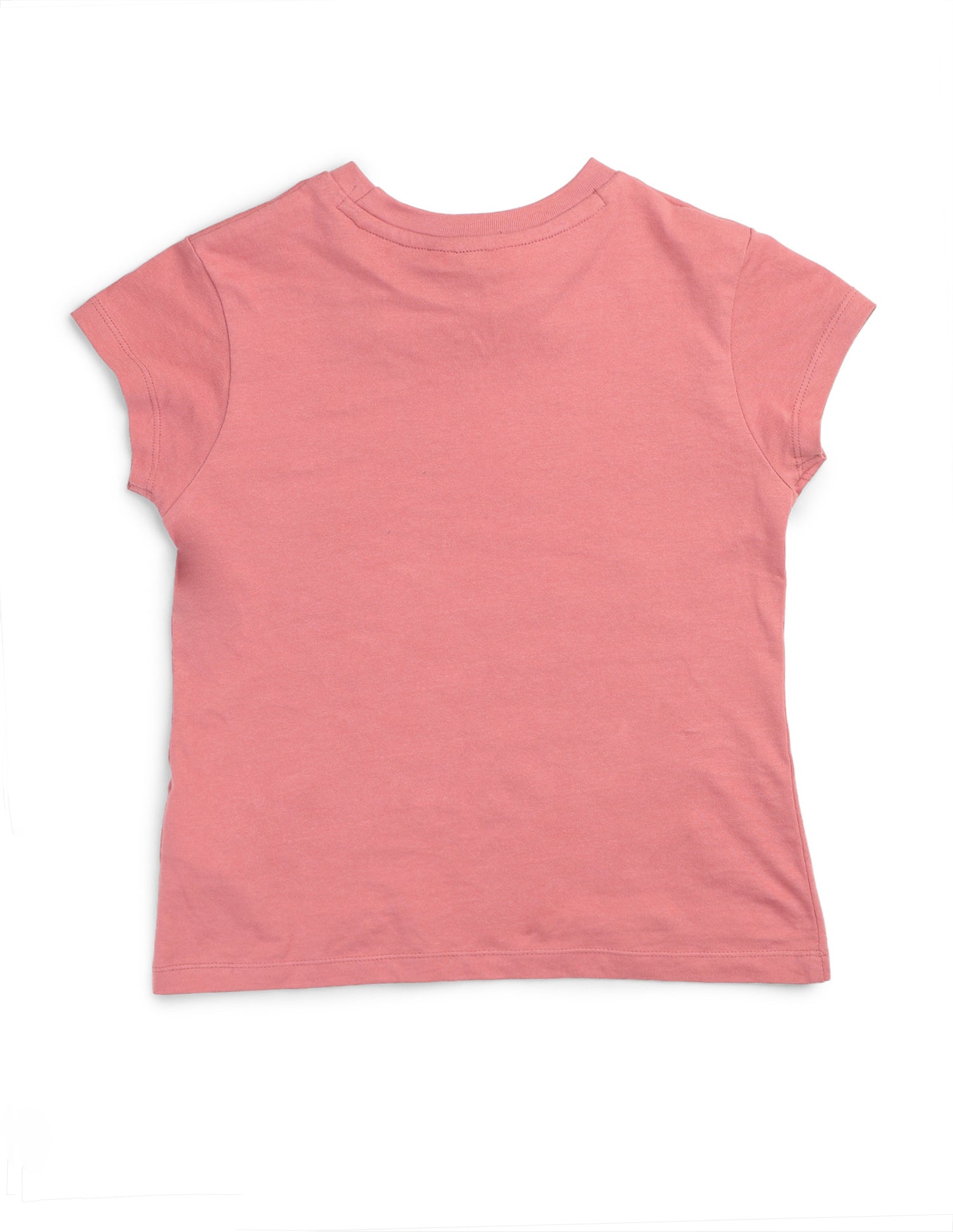 Girls Embellised Metallic Brand Printed Top Pink - U.S. POLO ASSN. | Large