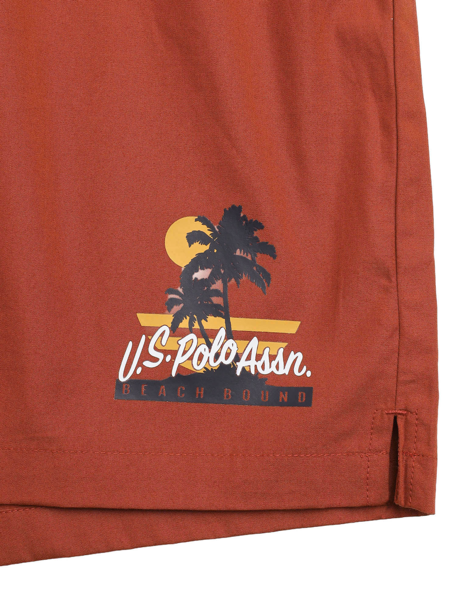Pure Cotton Mid Rise OEX14 Boxers - Pack Of 1 Picante - U.S. Polo Assn. India | Large