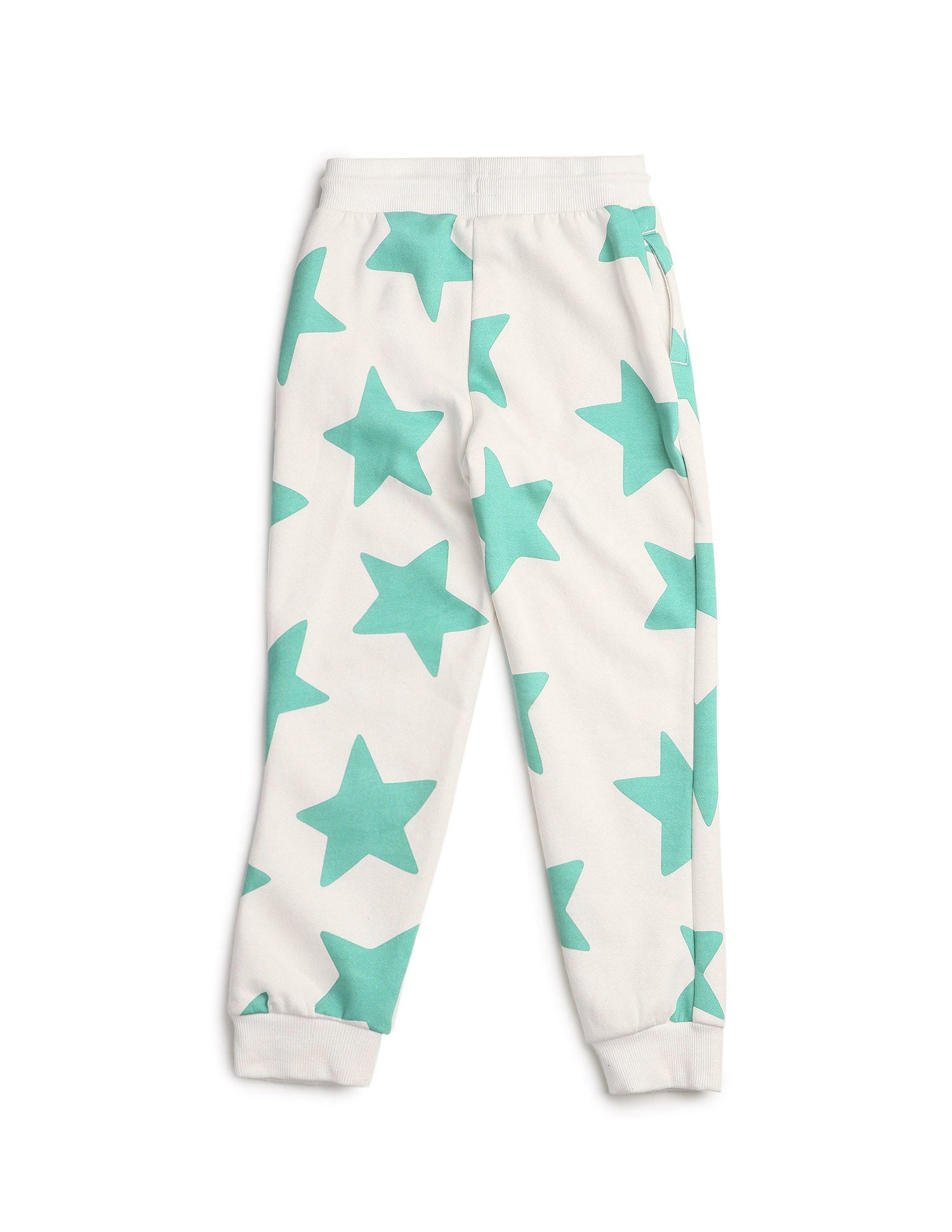 Boys Geometric Printed Regular Fit Joggers Off White - U.S. POLO ASSN. | Large