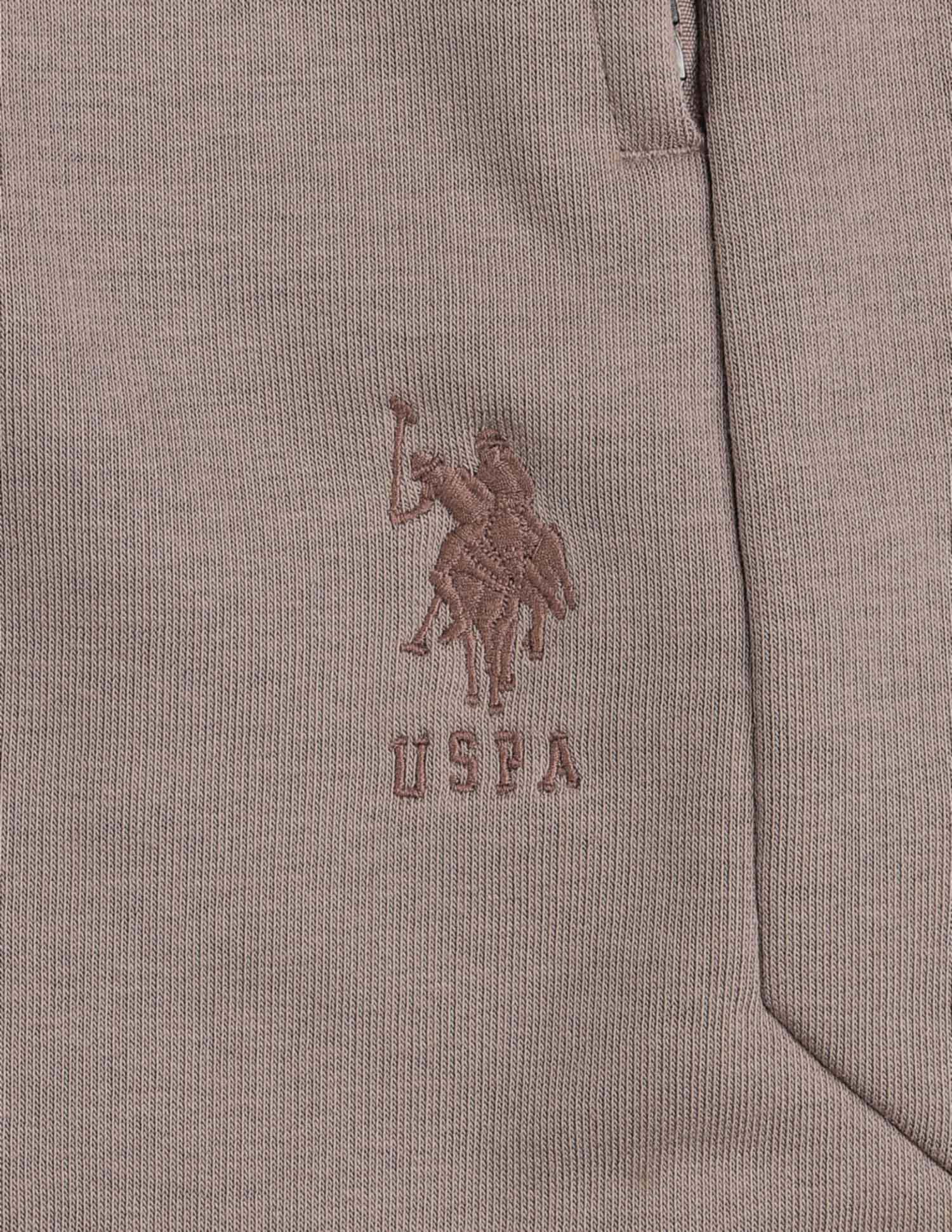 Cotton Terry OJ009 Lounge Jogger - Pack Of 1 Light Brown - U.S. POLO ASSN. | Large